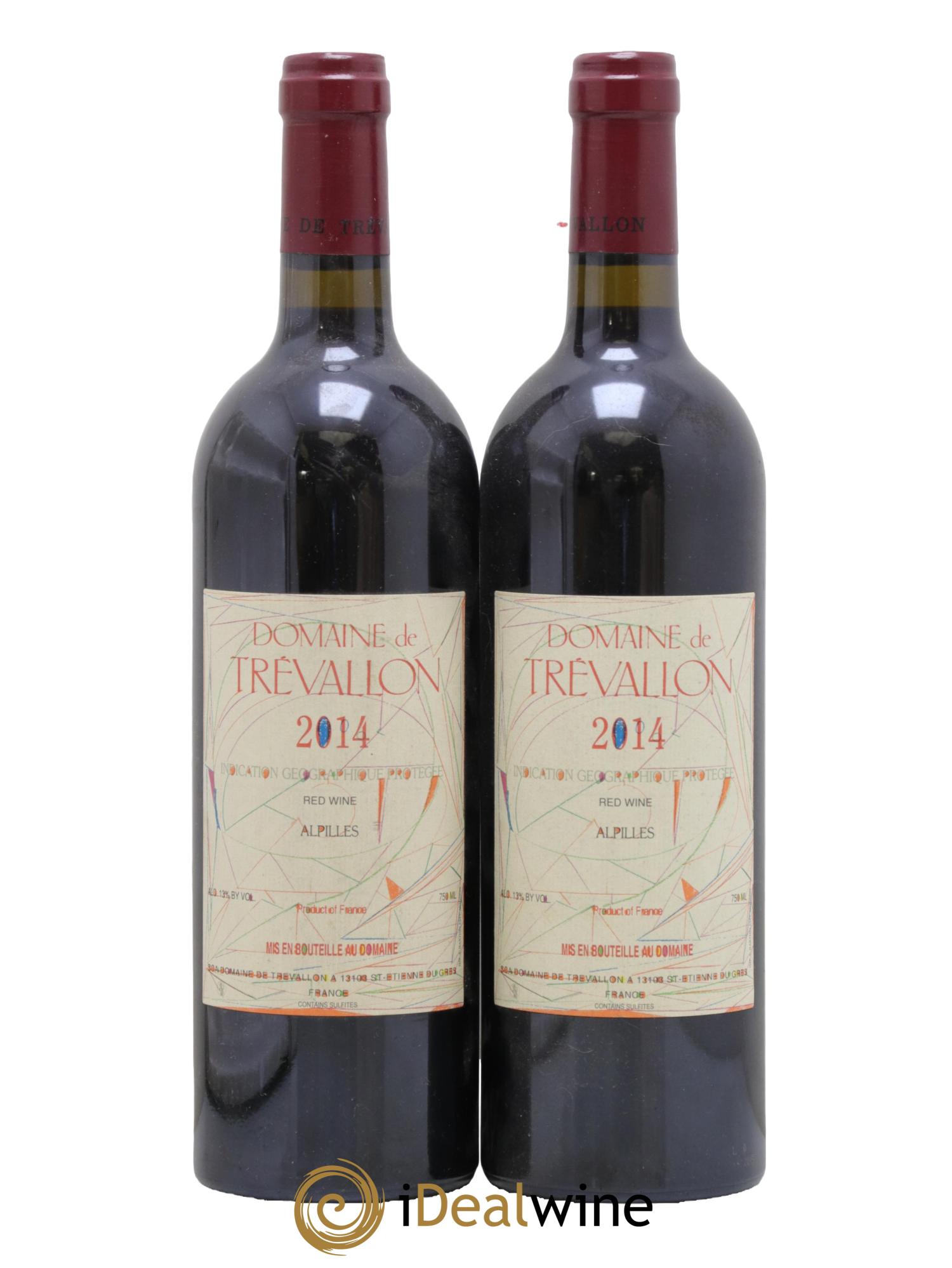 IGP Alpilles Trévallon (Domaine de) Eloi Dürrbach 2014 - Lot of 2 bottles - 0