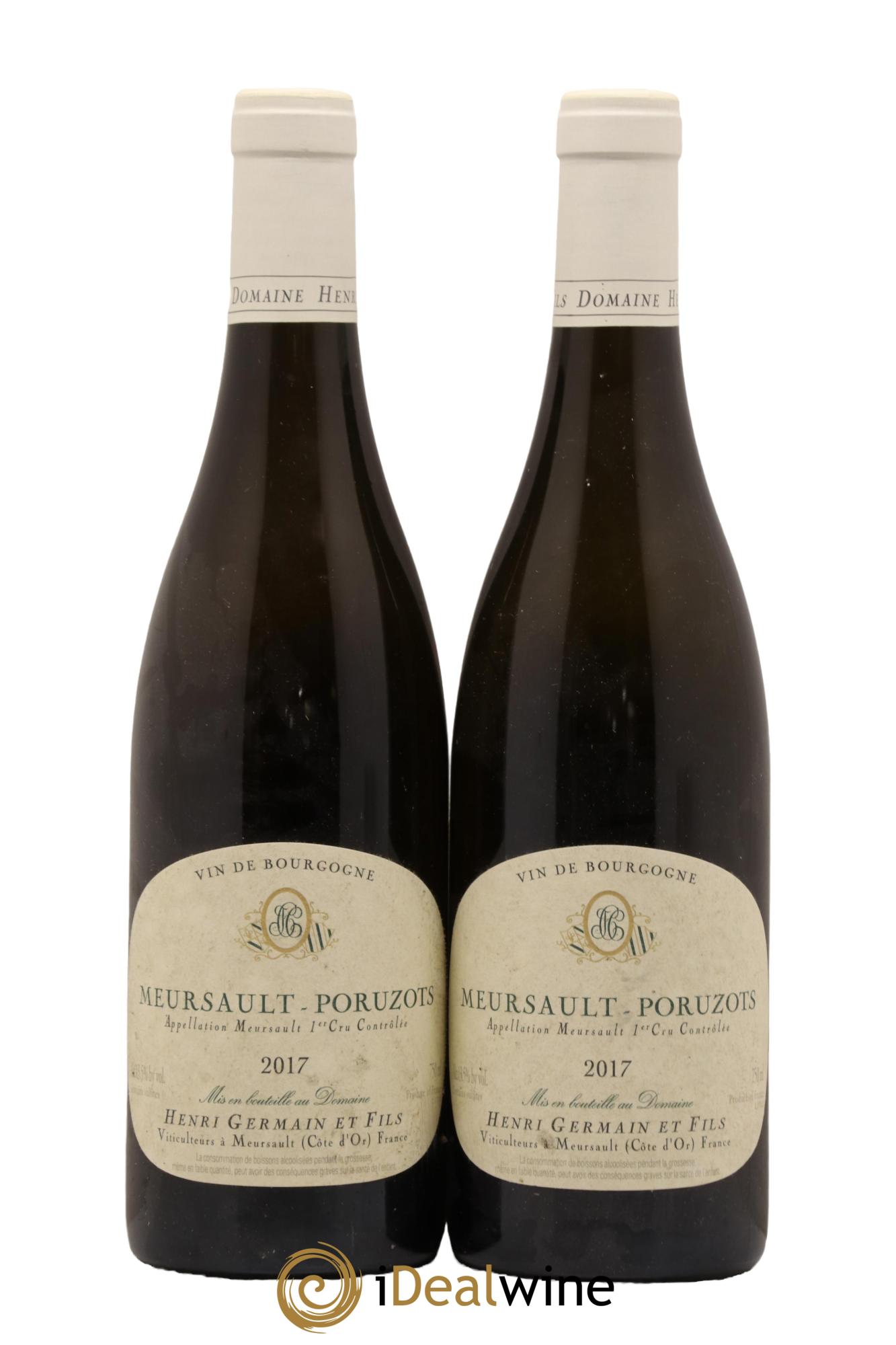 Meursault 1er Cru Poruzots Henri Germain 2017 - Lot de 2 bouteilles - 0