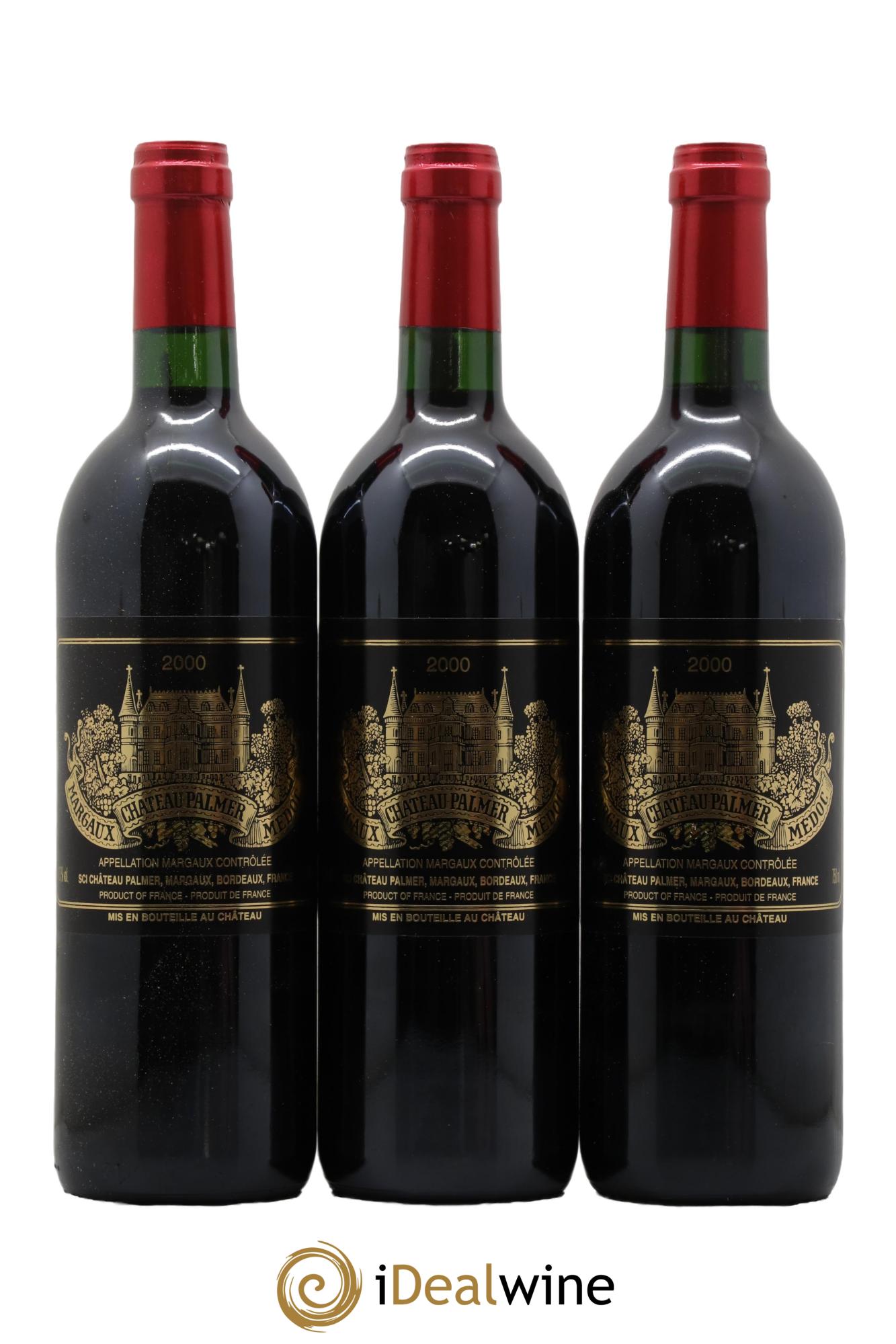 Château Palmer 3ème Grand Cru Classé 2000 - Lot de 12 bouteilles - 1