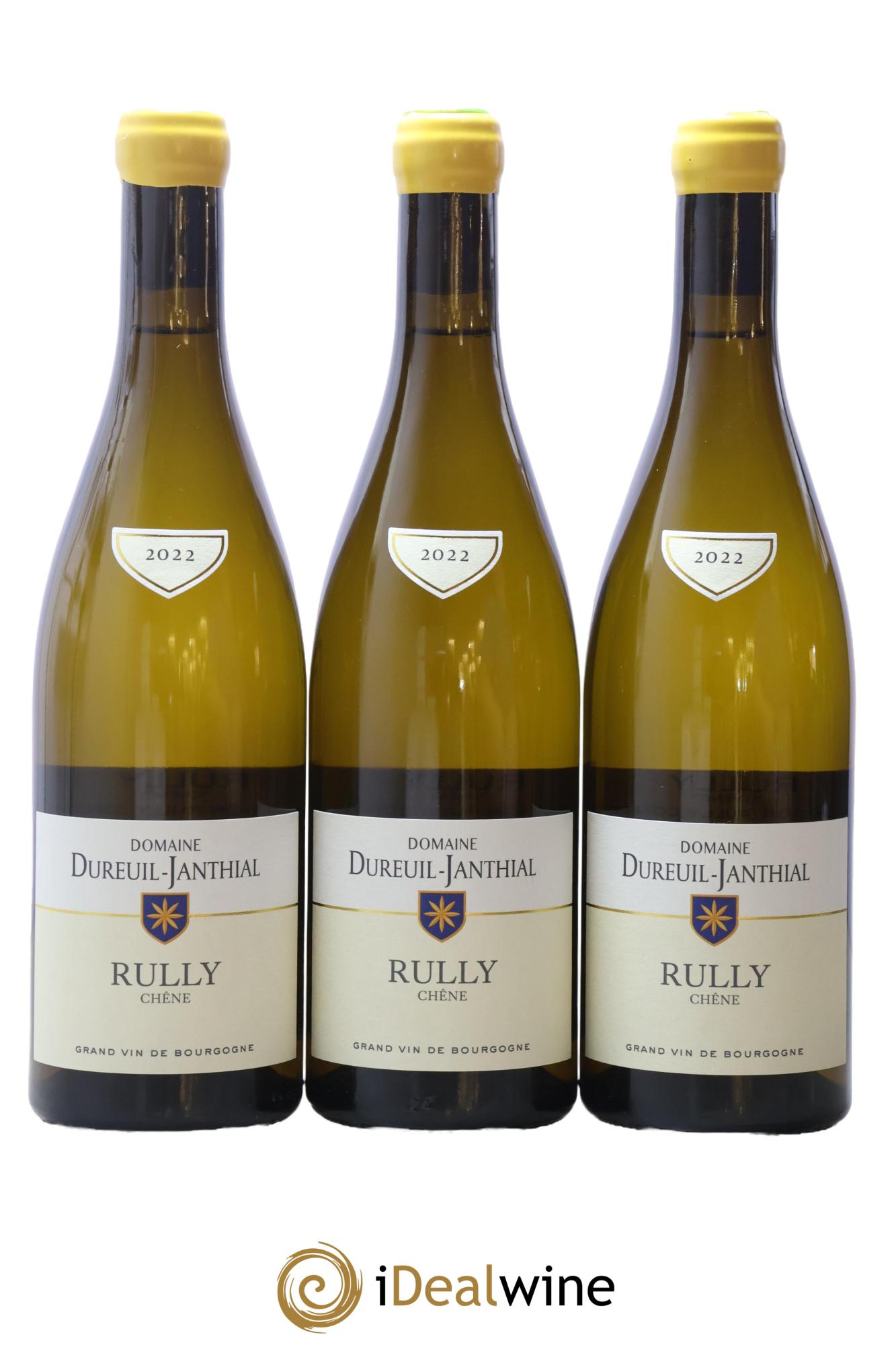 Rully Chêne Vincent Dureuil-Janthial 2022 - Lot de 3 bouteilles - 0