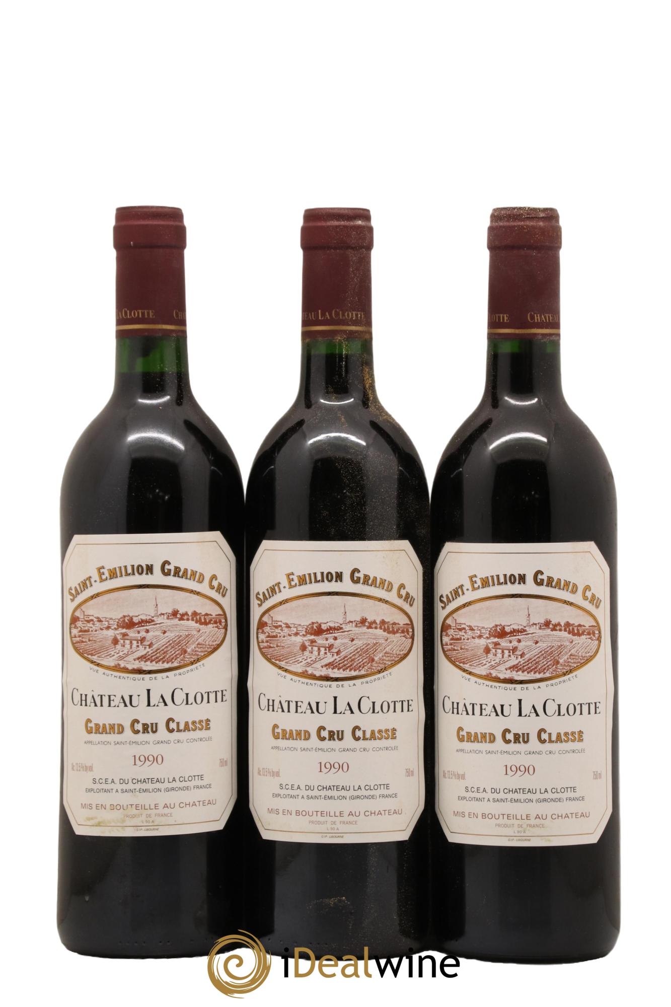 Château la Clotte  1990 - Lot de 12 bouteilles - 4