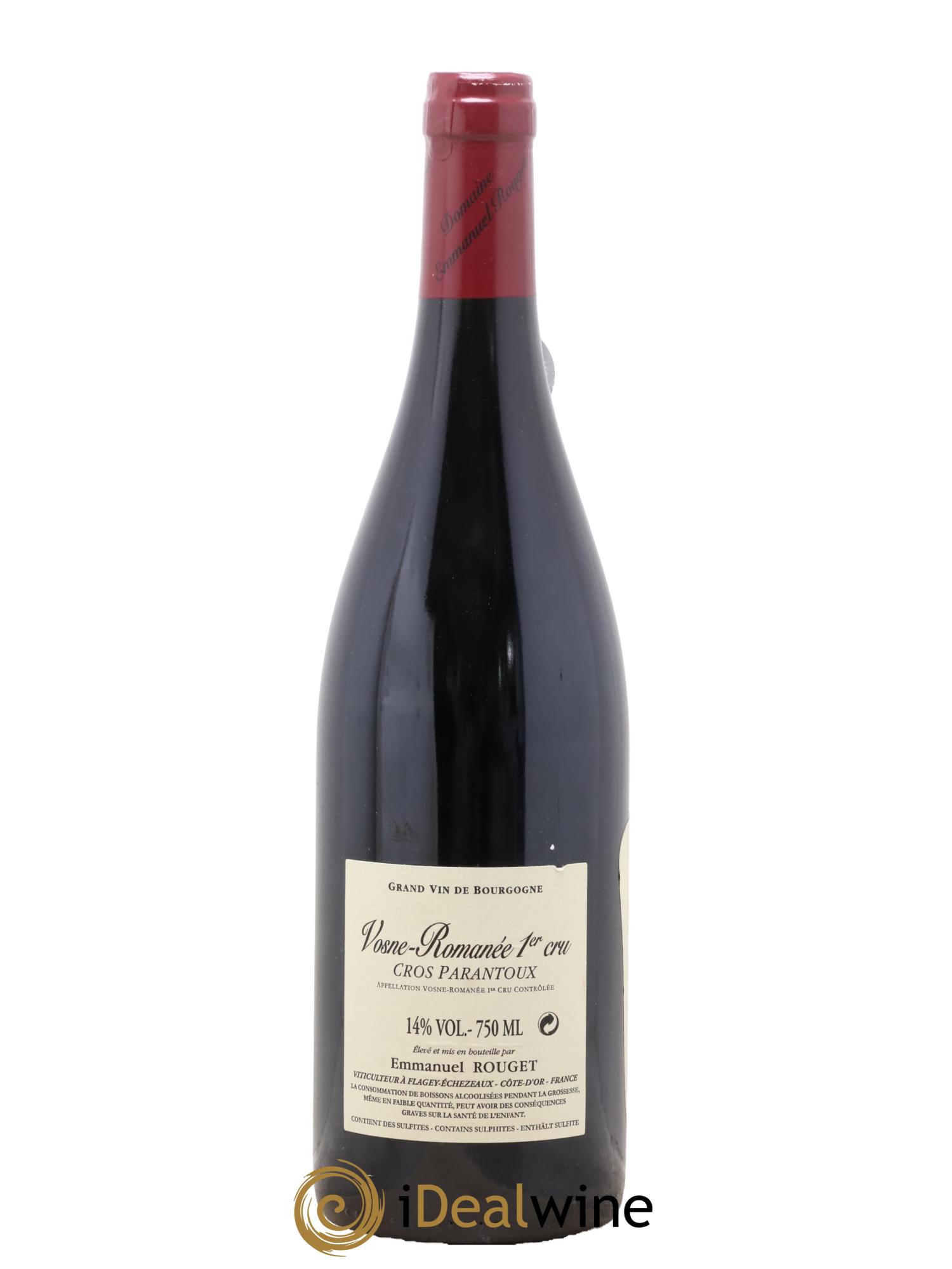 Vosne-Romanée 1er Cru Cros Parantoux Emmanuel Rouget 2016 - Lotto di 1 bottiglia - 1
