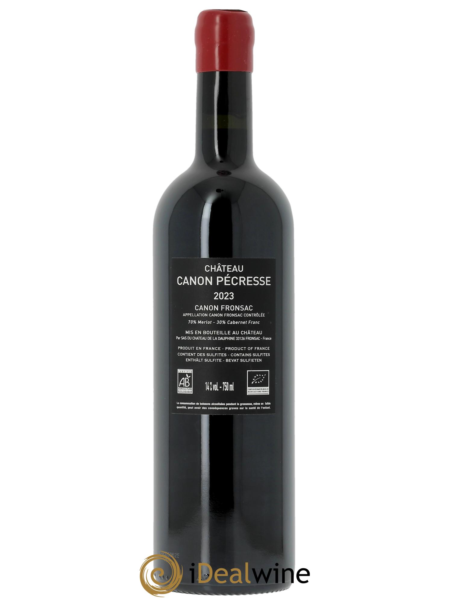 Château Canon Pécresse  2023 - Posten von 1 Flasche - 1