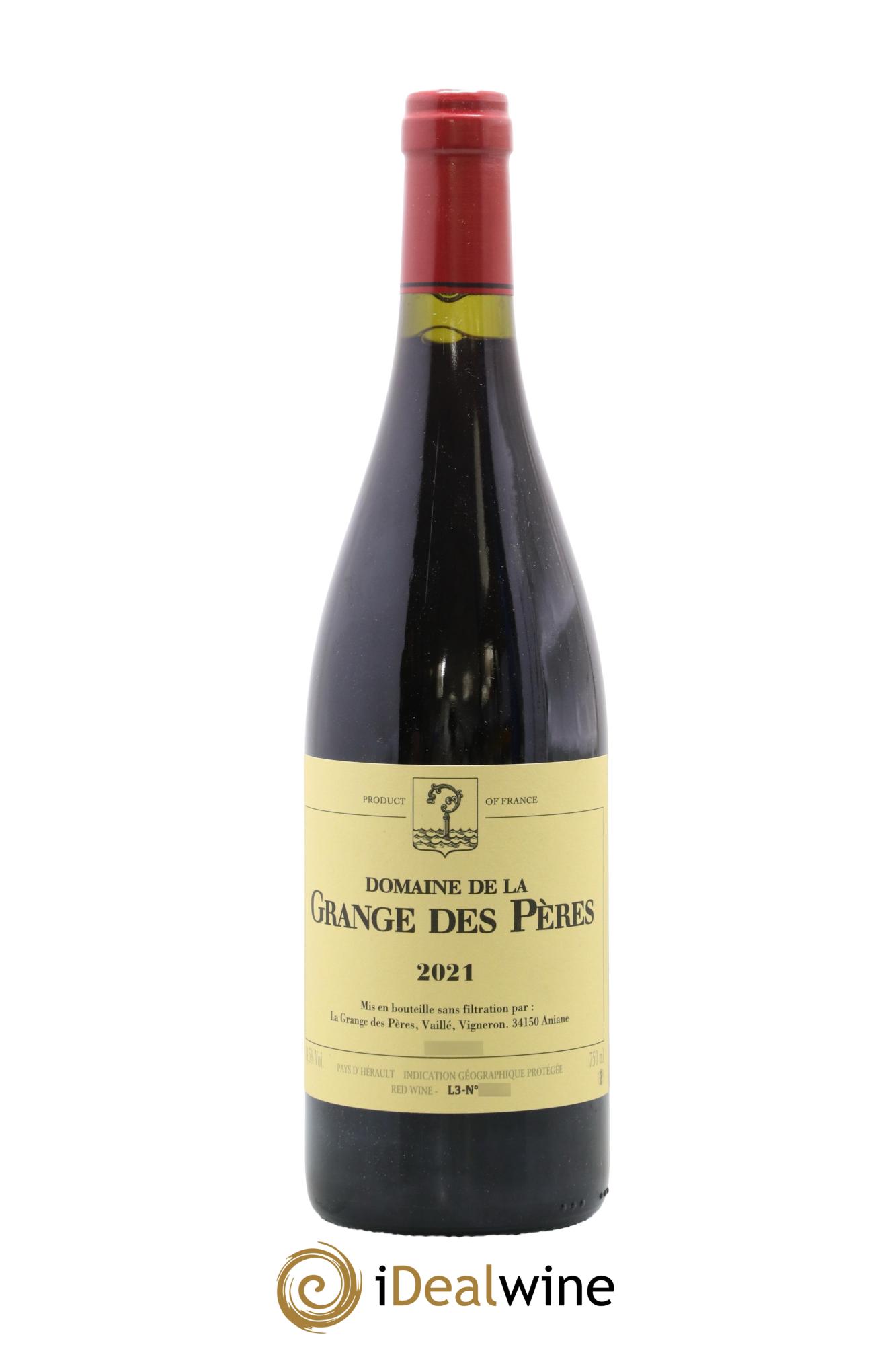 Pays d'Hérault Grange des Pères Laurent Vaillé 2021 - Lot de 1 bouteille - 0
