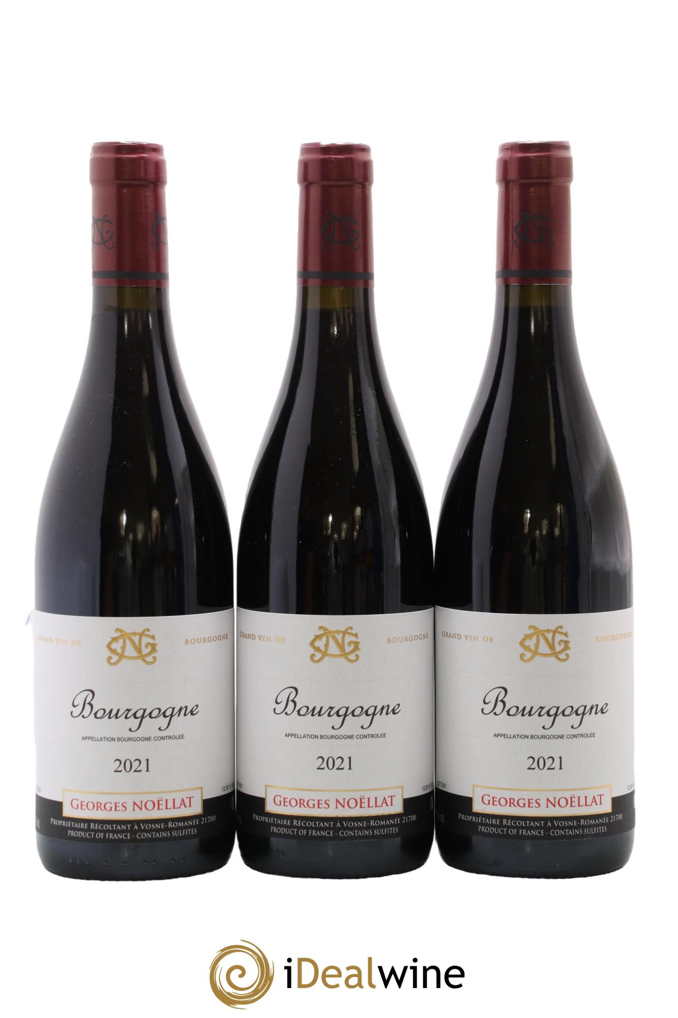 Bourgogne Georges Noëllat (Domaine) 2021 - Lot de 3 bouteilles - 0