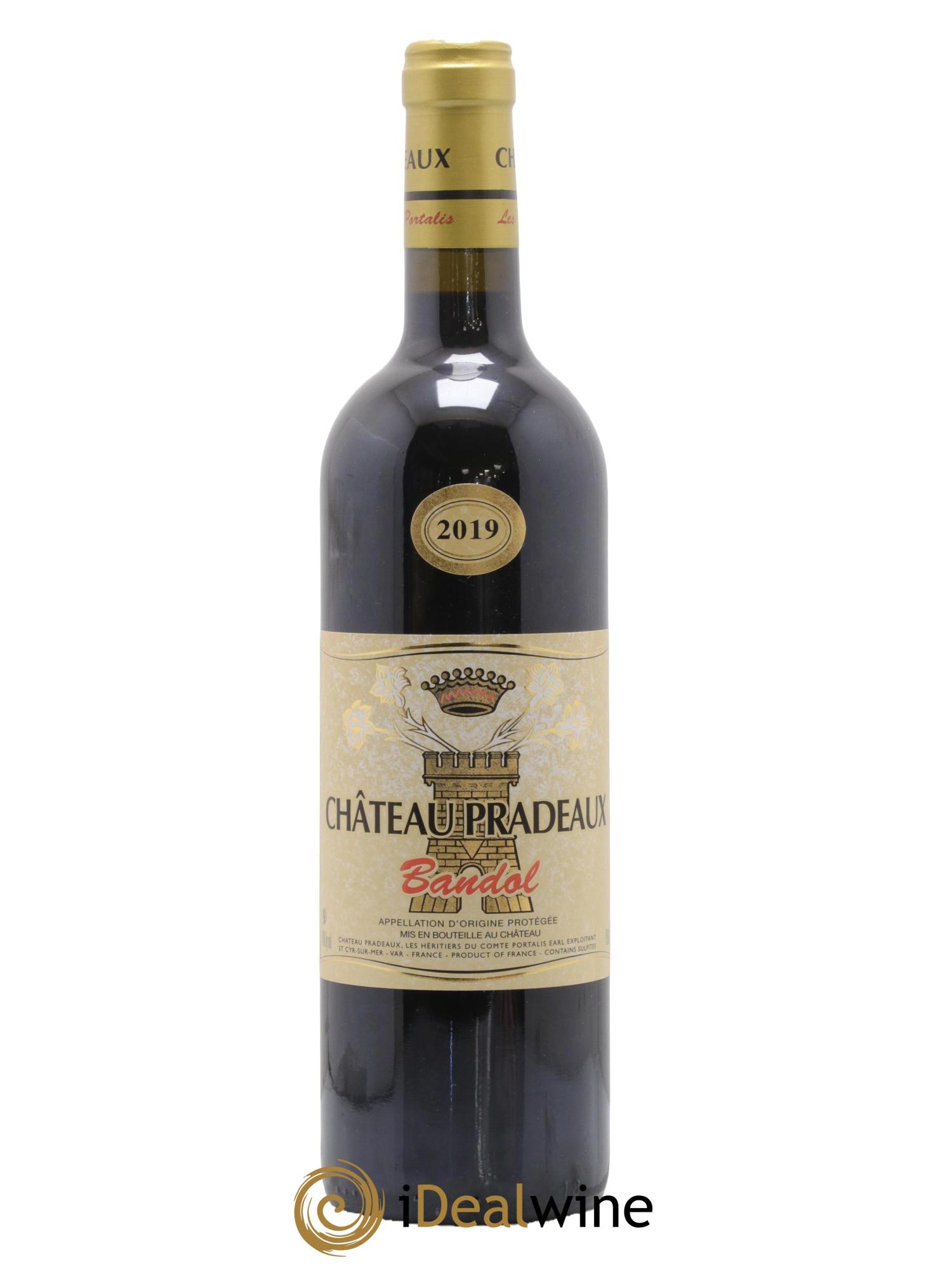 Bandol Château Pradeaux Famille Portalis 2019 - Lot de 1 bouteille - 0