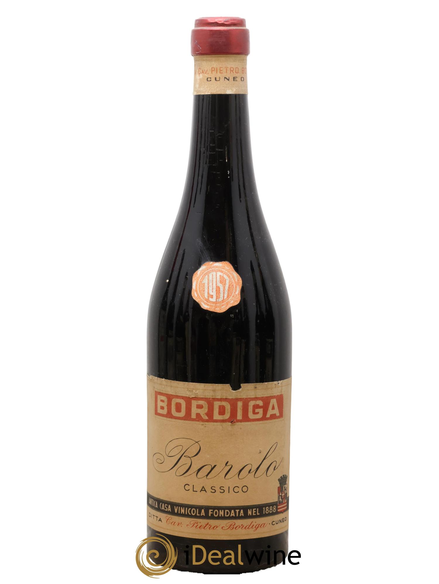 Barolo Bordiga 1957 - Lot de 1 bouteille - 0