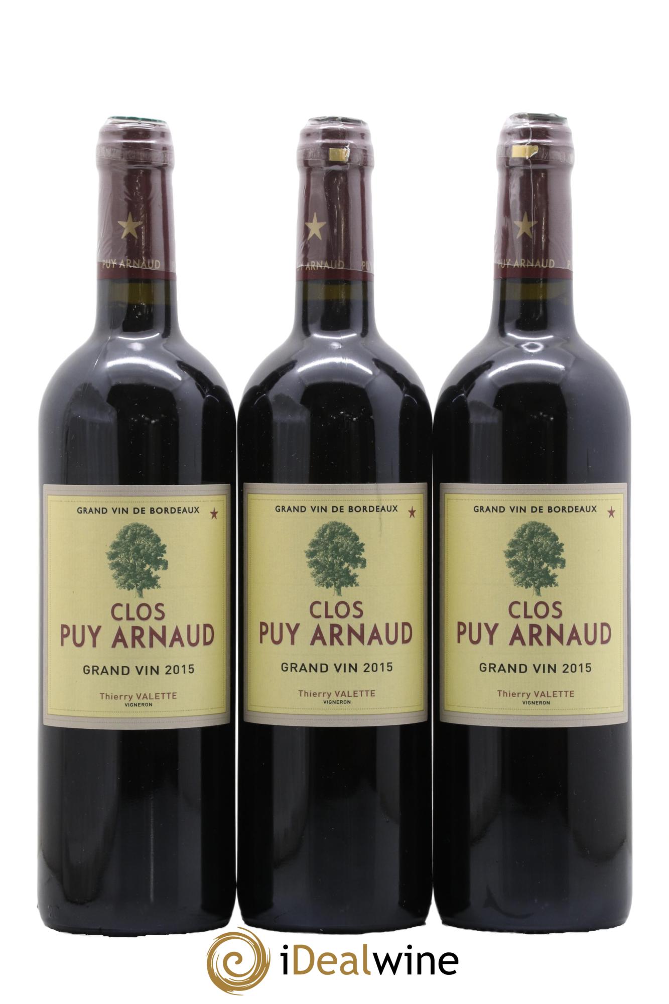 Clos Puy Arnaud 2015 - Lot de 3 bouteilles - 0
