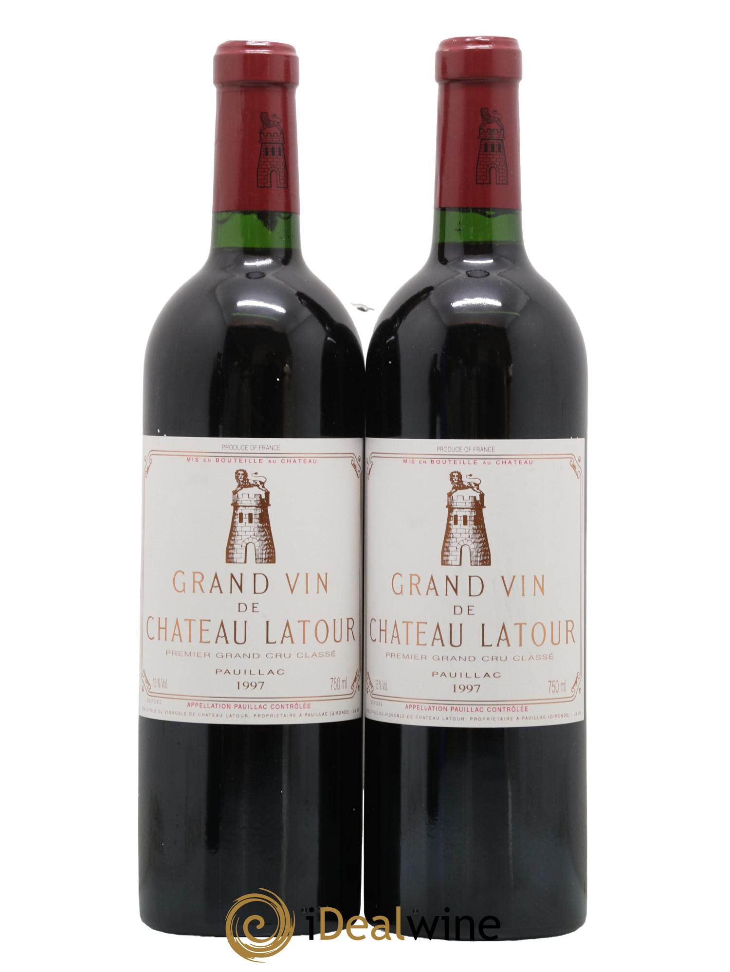 Château Latour 1er Grand Cru Classé 1997 - Lot de 2 bouteilles - 0