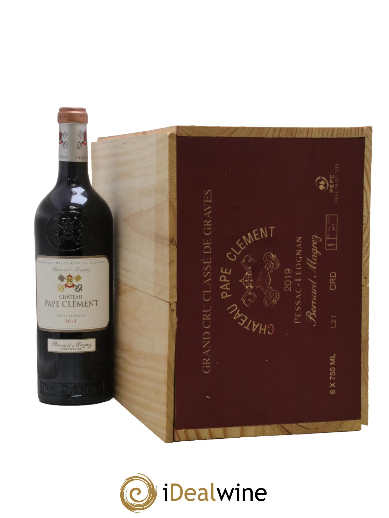 Château Pape Clément Cru Classé de Graves 2019 - Lot de 6 bouteilles - 1