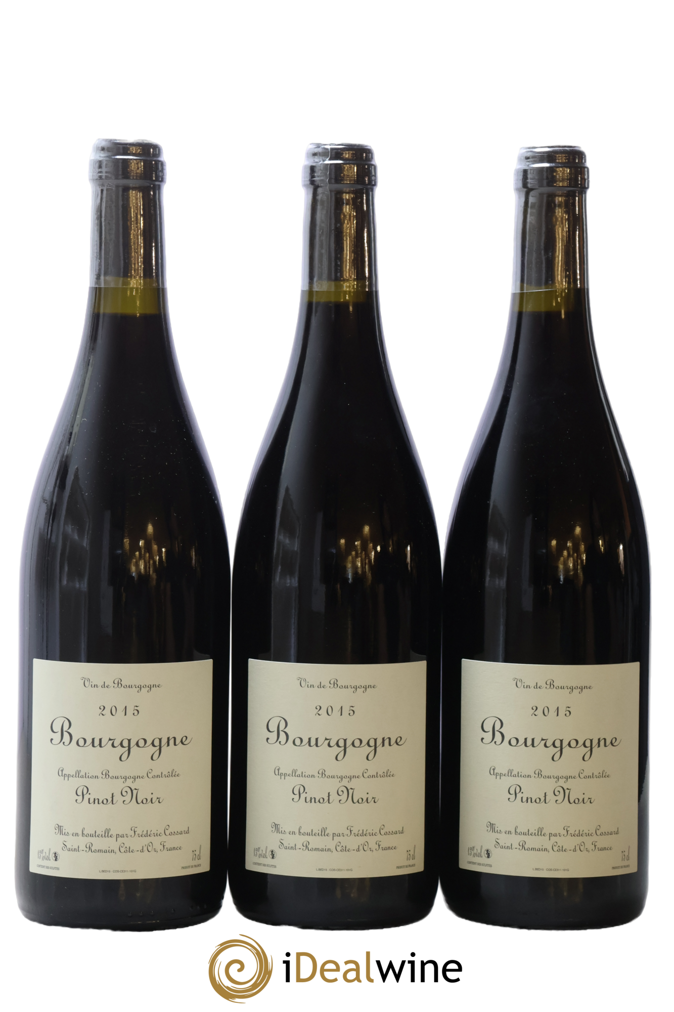 Bourgogne Bedeau Domaine de Chassorney - Frédéric Cossard 2015 - Posten von 3 Flaschen - 1