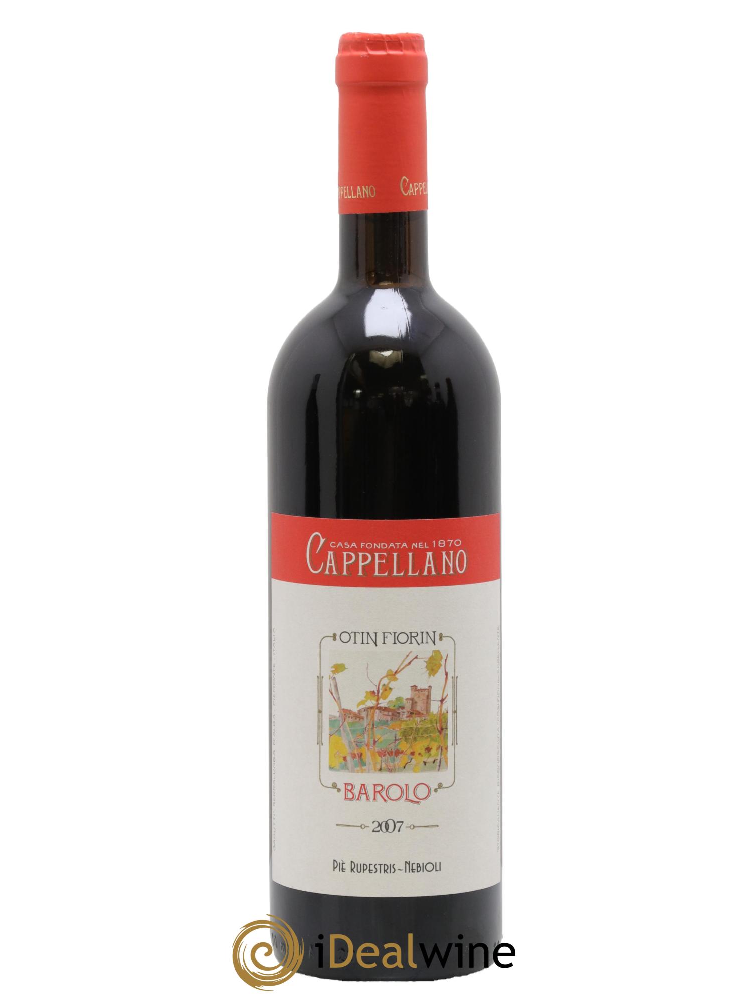 Barolo DOCG Pie Rupestris Cappellano 2007 - Lot of 1 bottle - 0
