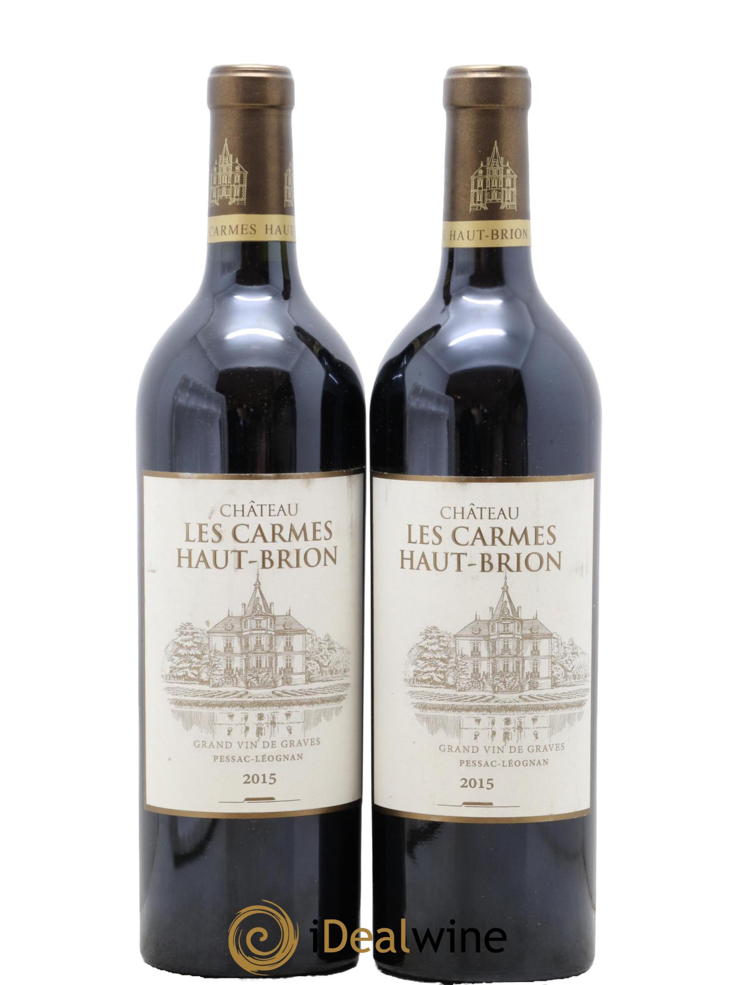 Château Les Carmes Haut-Brion 2015 - Lot de 2 bouteilles - 0