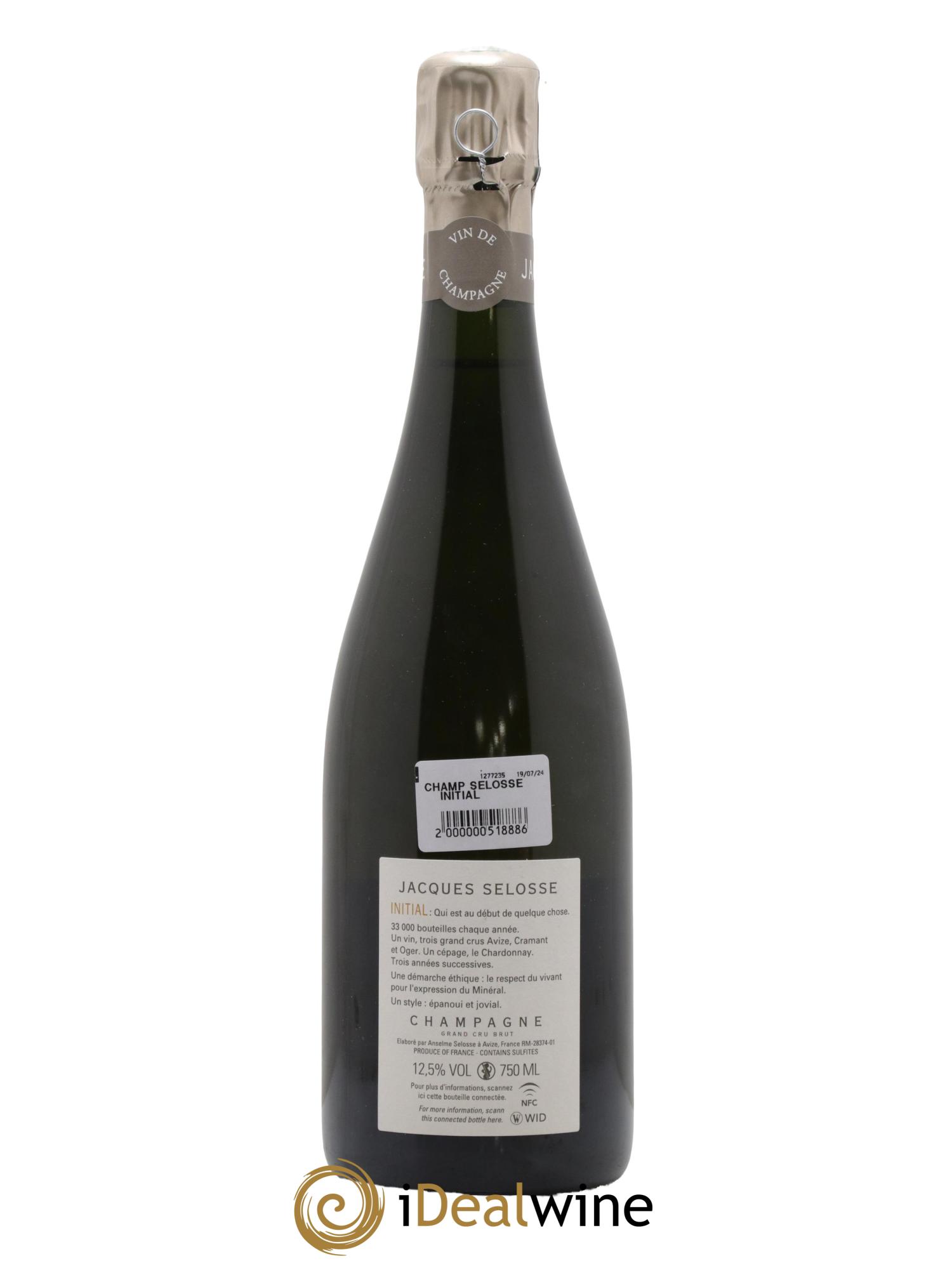 Initial Brut Jacques Selosse - Lot de 1 bouteille - 1