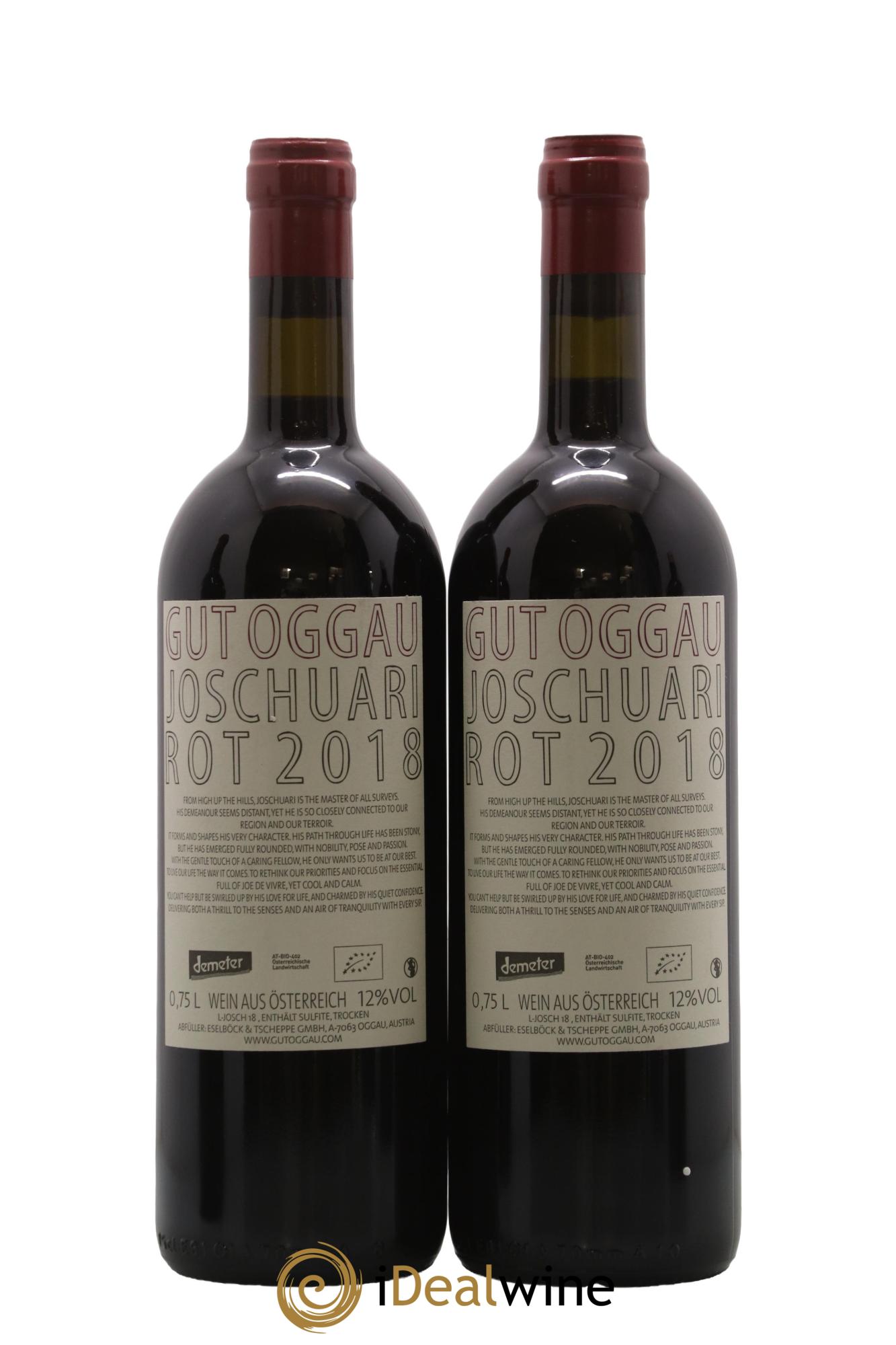 Burgenland Joschuari Gut Oggau 2018 - Lotto di 2 bottiglie - 1
