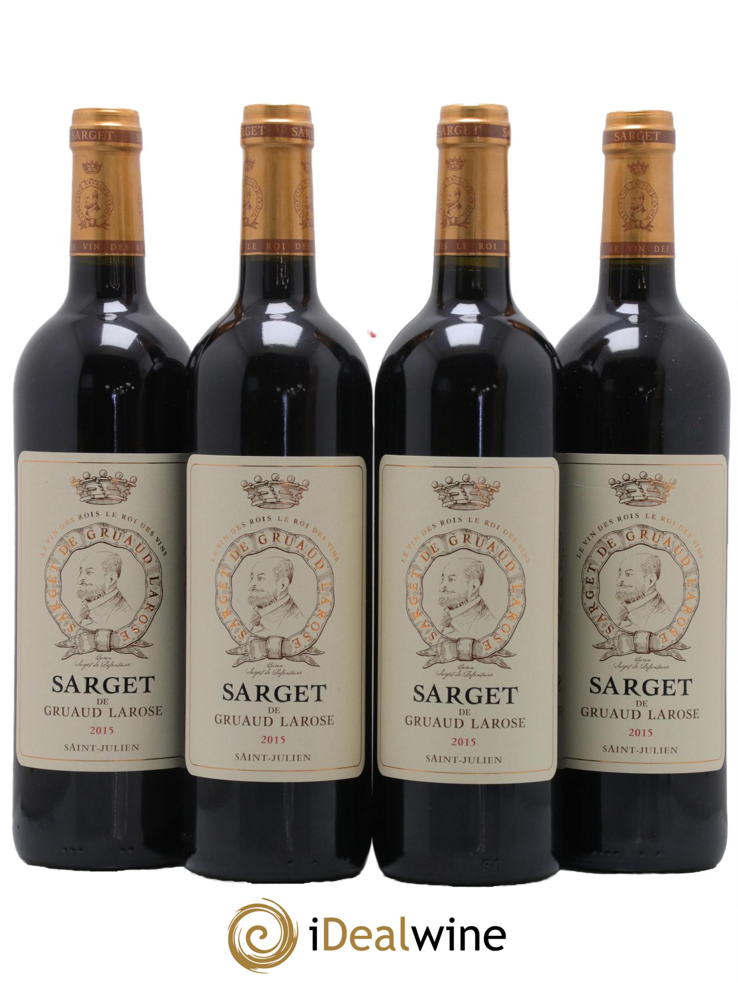 Sarget de Gruaud Larose Second Vin 2015 - Lot de 4 bouteilles - 0