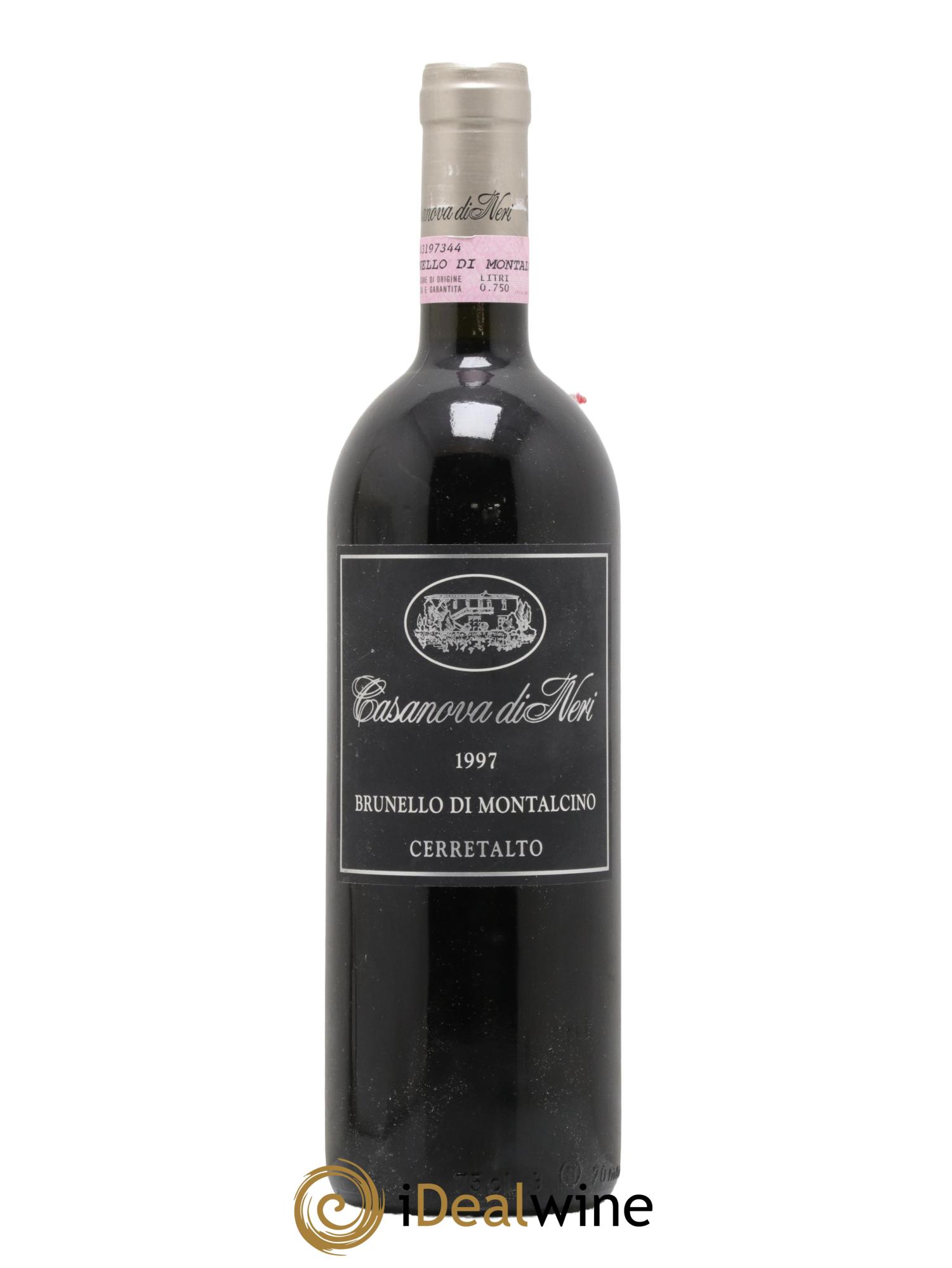 Brunello di Montalcino DOCG Cerretalto Casanova di Neri - Giacomo Neri 1997 - Lot de 1 bouteille - 0