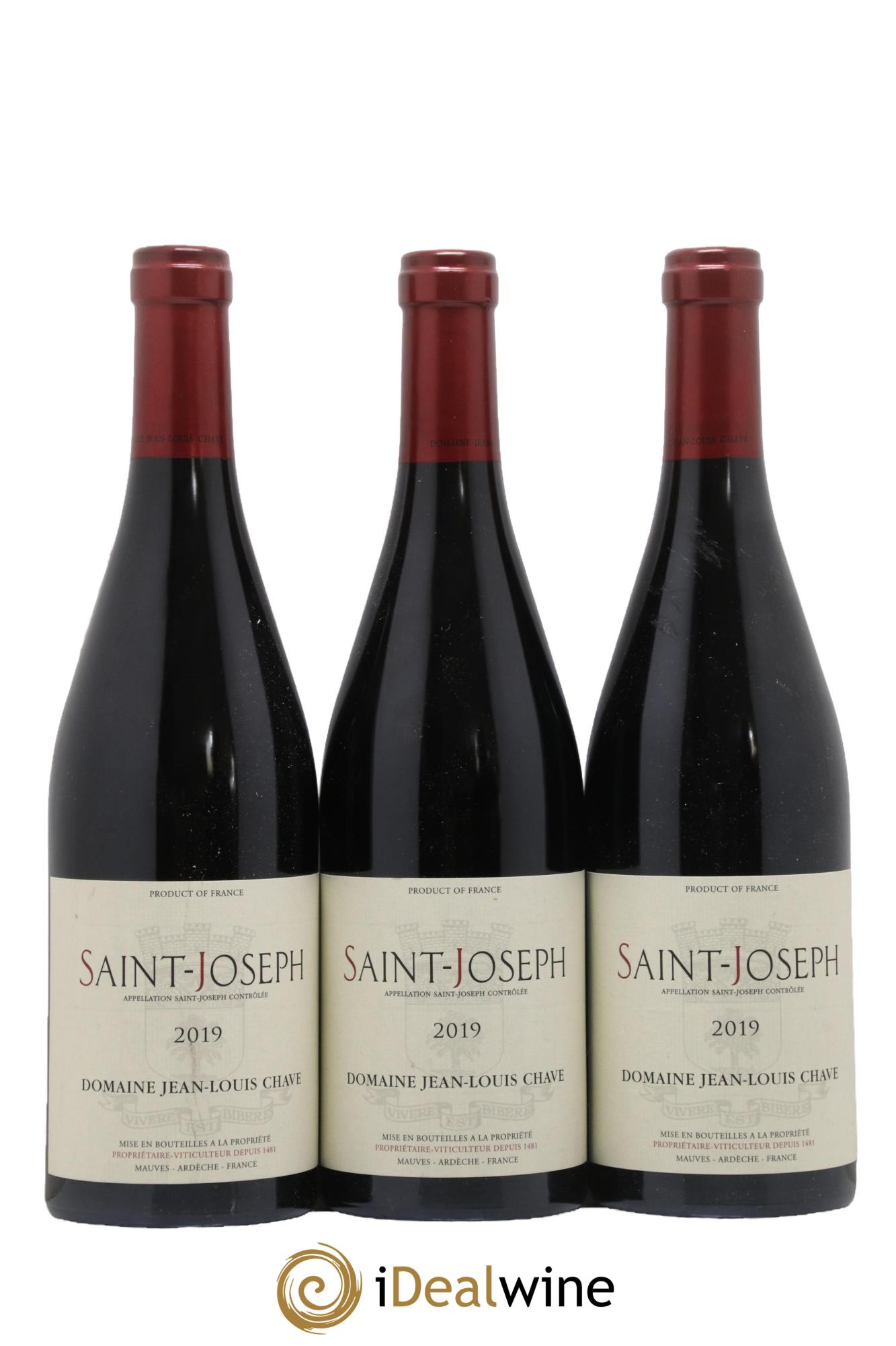 Saint-Joseph Jean-Louis Chave 2019 - Lot de 3 bouteilles - 0