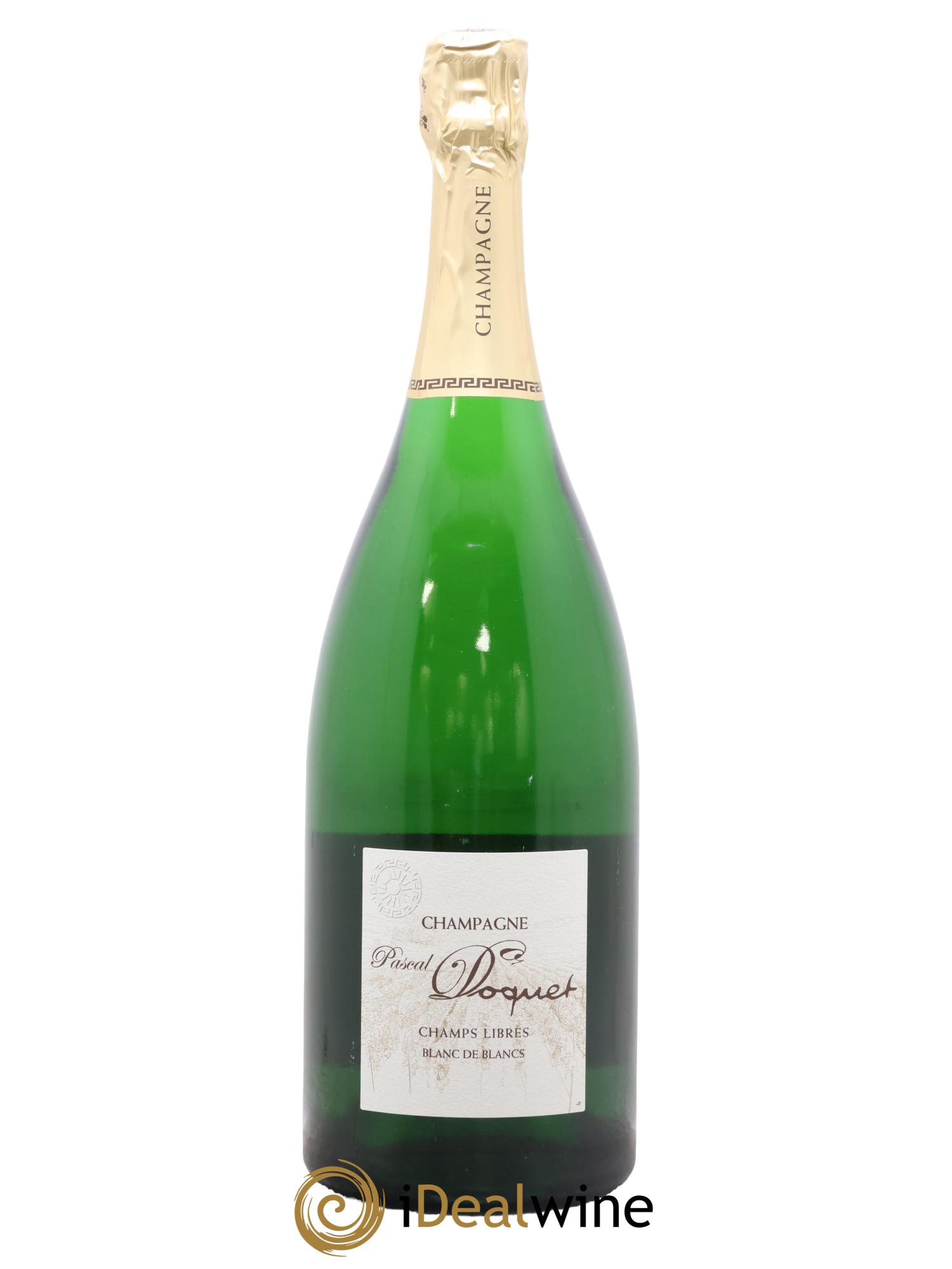 Champagne Extra-Brut Blanc De Blancs Champs Libres Pascal Doquet - Lot of 1 magnum - 0