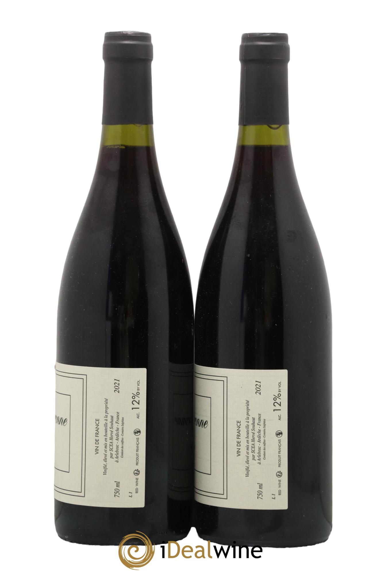 Vin de France La Souteronne Hervé Souhaut - Domaine Romaneaux-Destezet 2021 - Lot de 2 bouteilles - 1