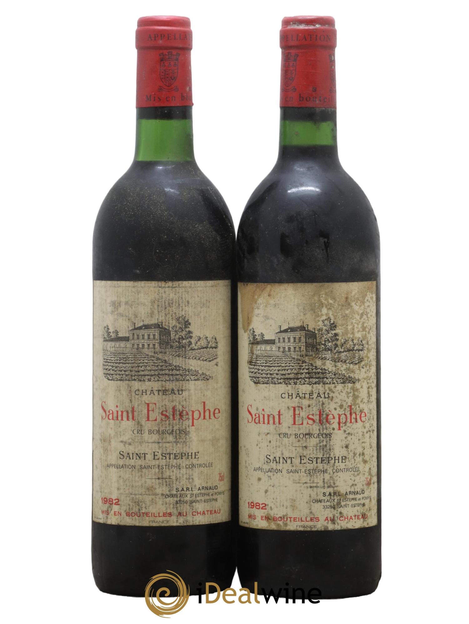 Château Saint-Estèphe 1982 - Lotto di 2 bottiglie - 0