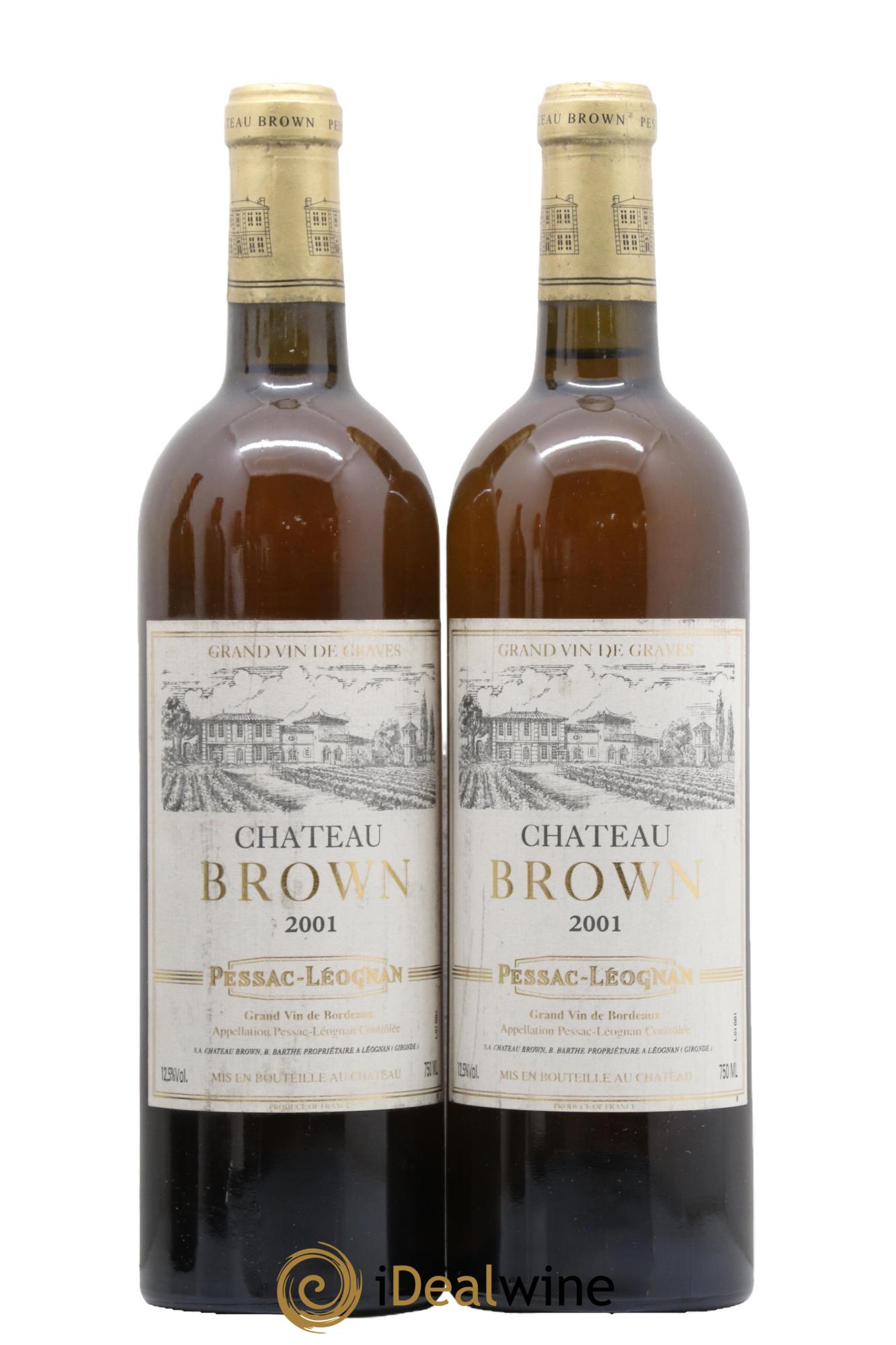 Château Brown 2001 - Posten von 2 Flaschen - 0
