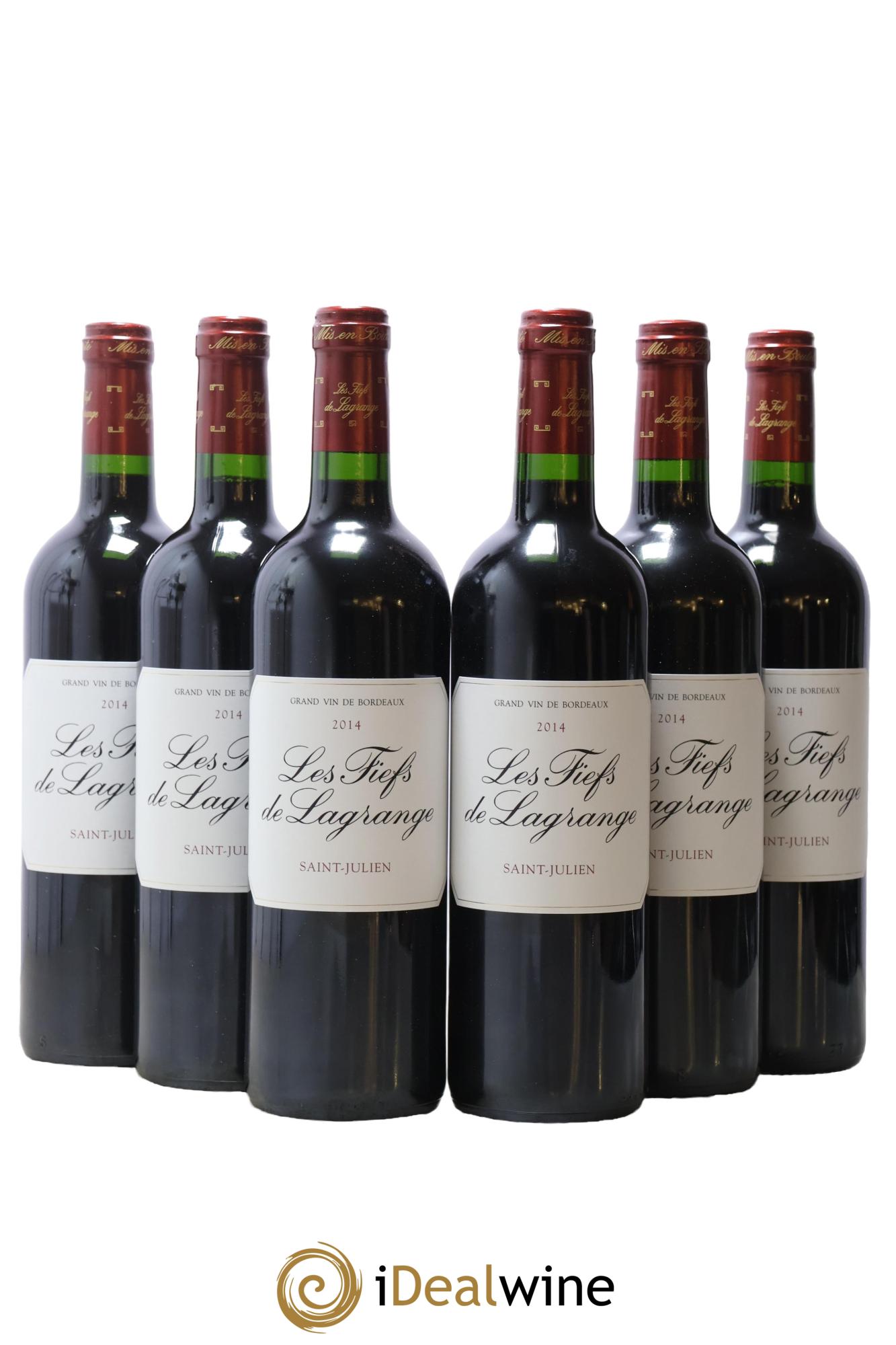 Les Fiefs de Lagrange Second Vin 2014 - Posten von 6 Flaschen - 0