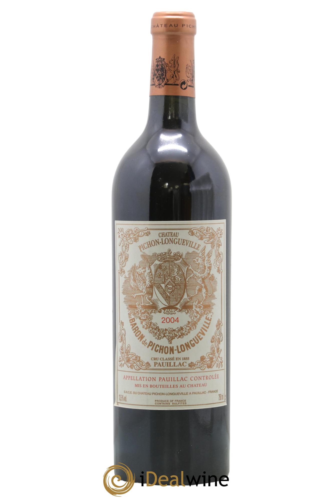 Pichon Longueville Baron 2ème Grand Cru Classé 2004 - Lot of 1 bottle - 0