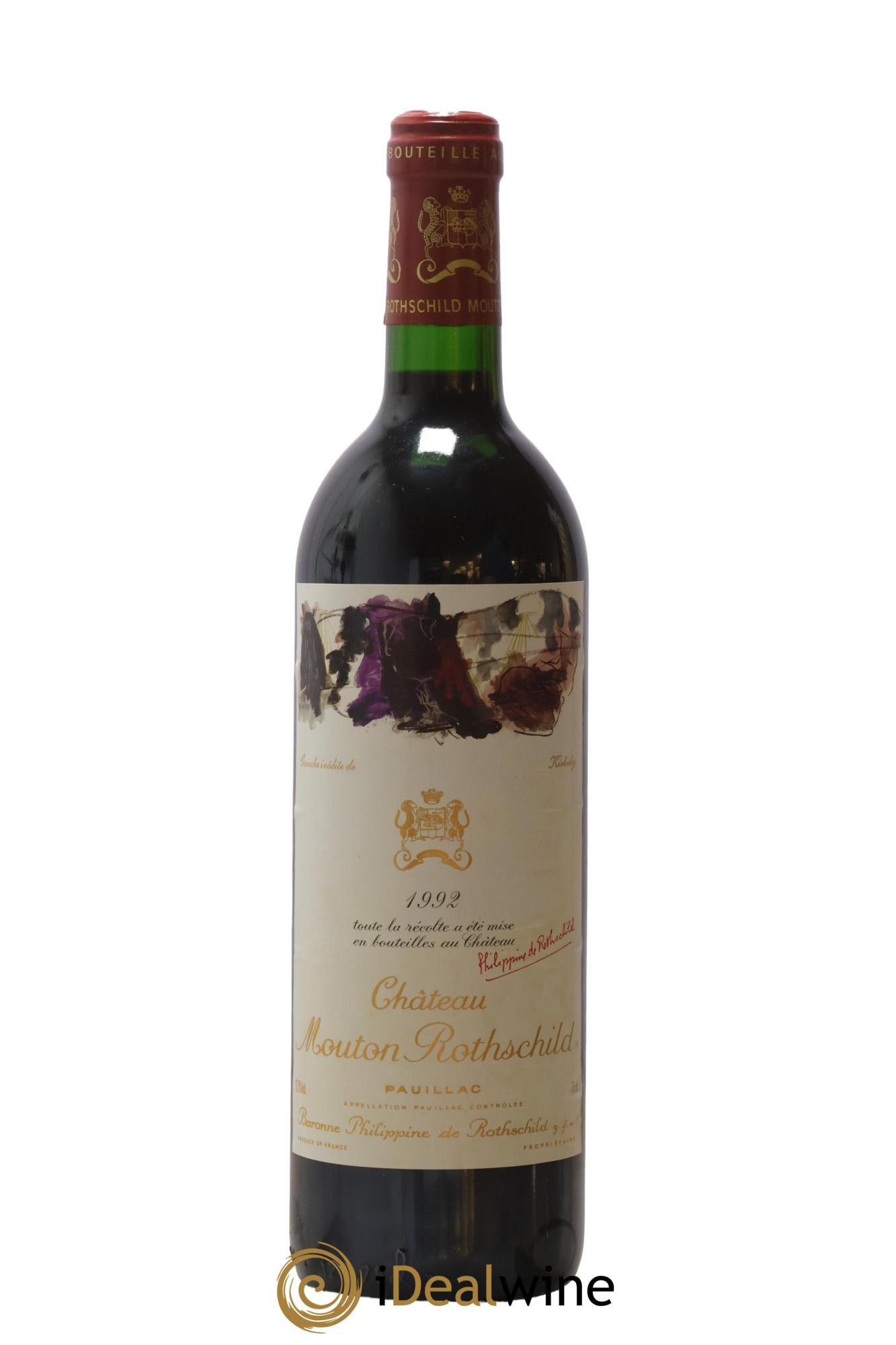 Château Mouton Rothschild 1er Grand Cru Classé 1992 - Lot of 1 bottle - 0