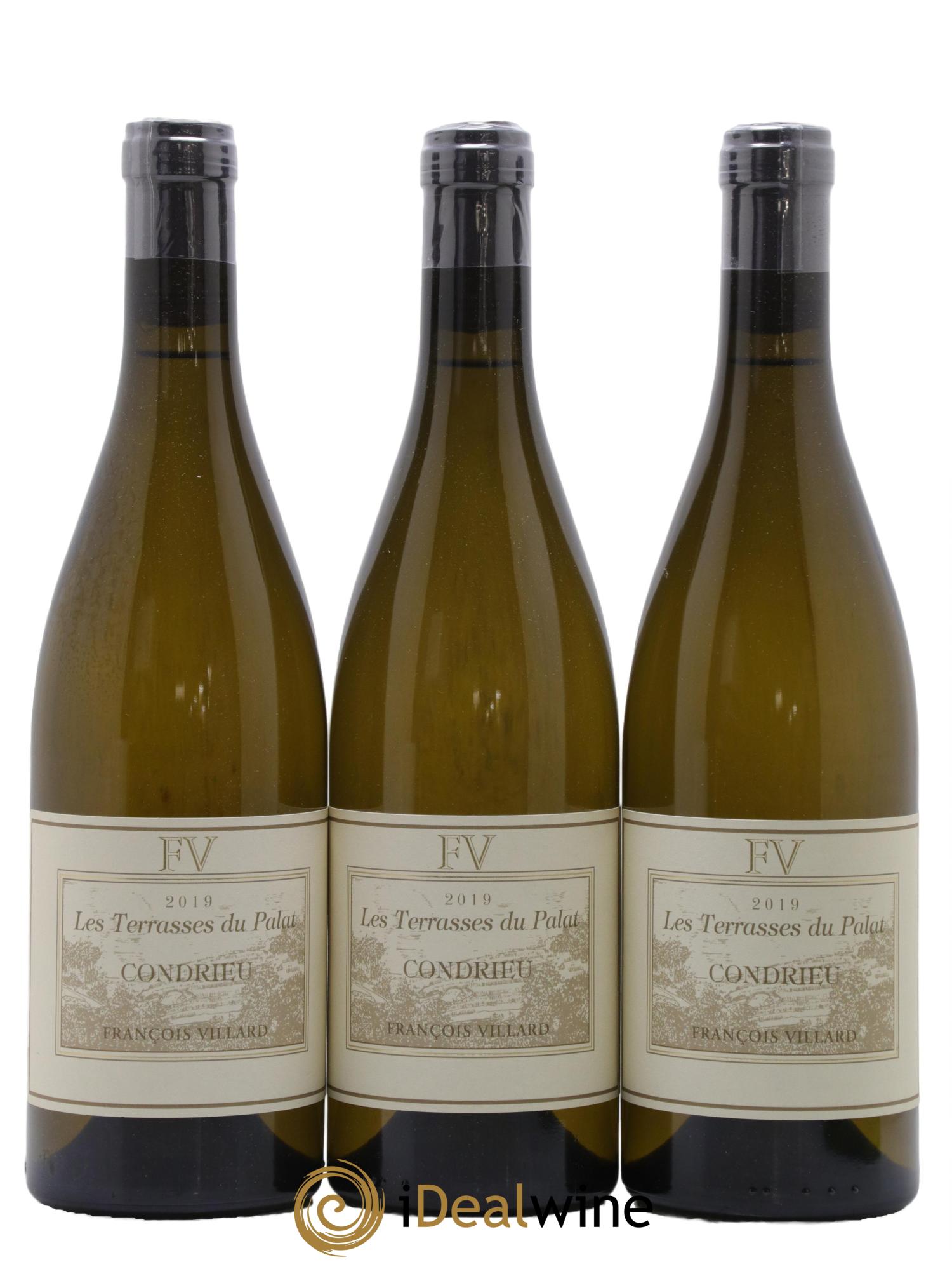 Condrieu Les Terrasses du Palat François Villard 2019 - Lot de 3 bouteilles - 0