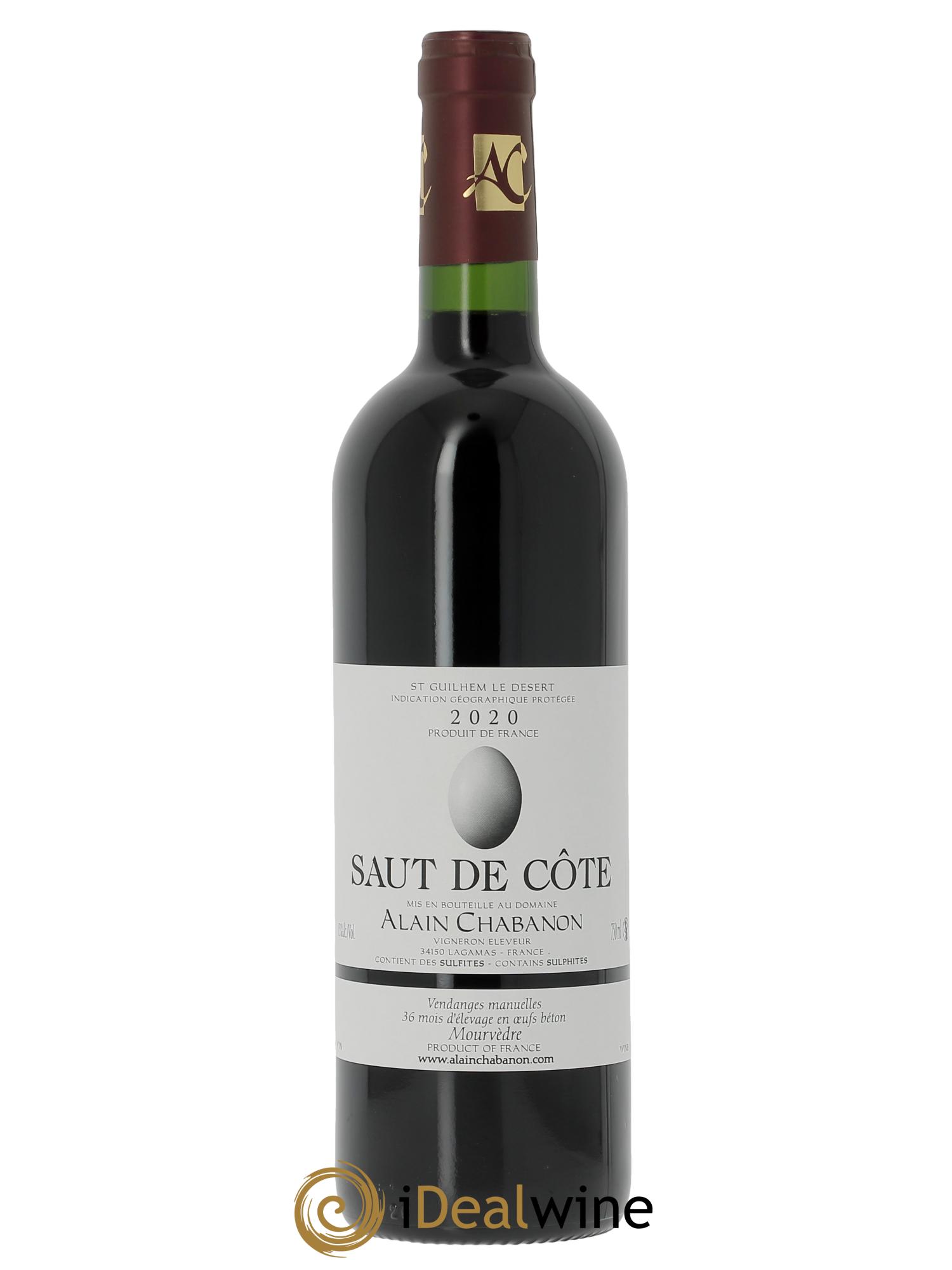 Coteaux du Languedoc Saut de Côte Alain Chabanon (Domaine) 2020 - Lot de 1 bouteille - 0