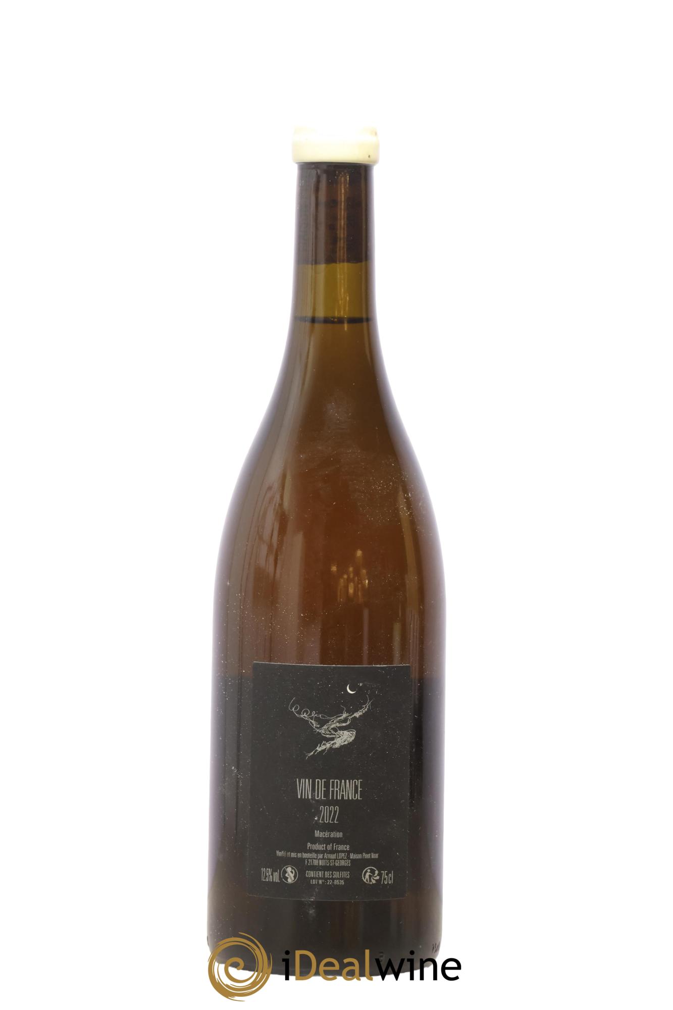 Vin de France Pinot Blanc Arnaud Lopez 2022 - Lot of 1 bottle - 1