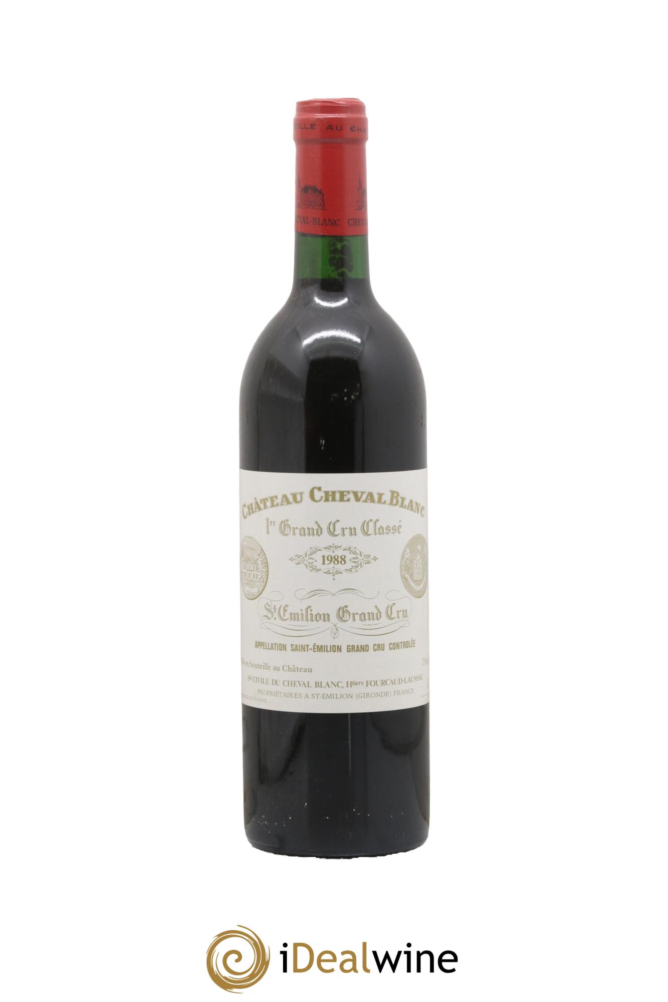 Château Cheval Blanc 1er Grand Cru Classé A 1988 - Lot de 1 bouteille - 0