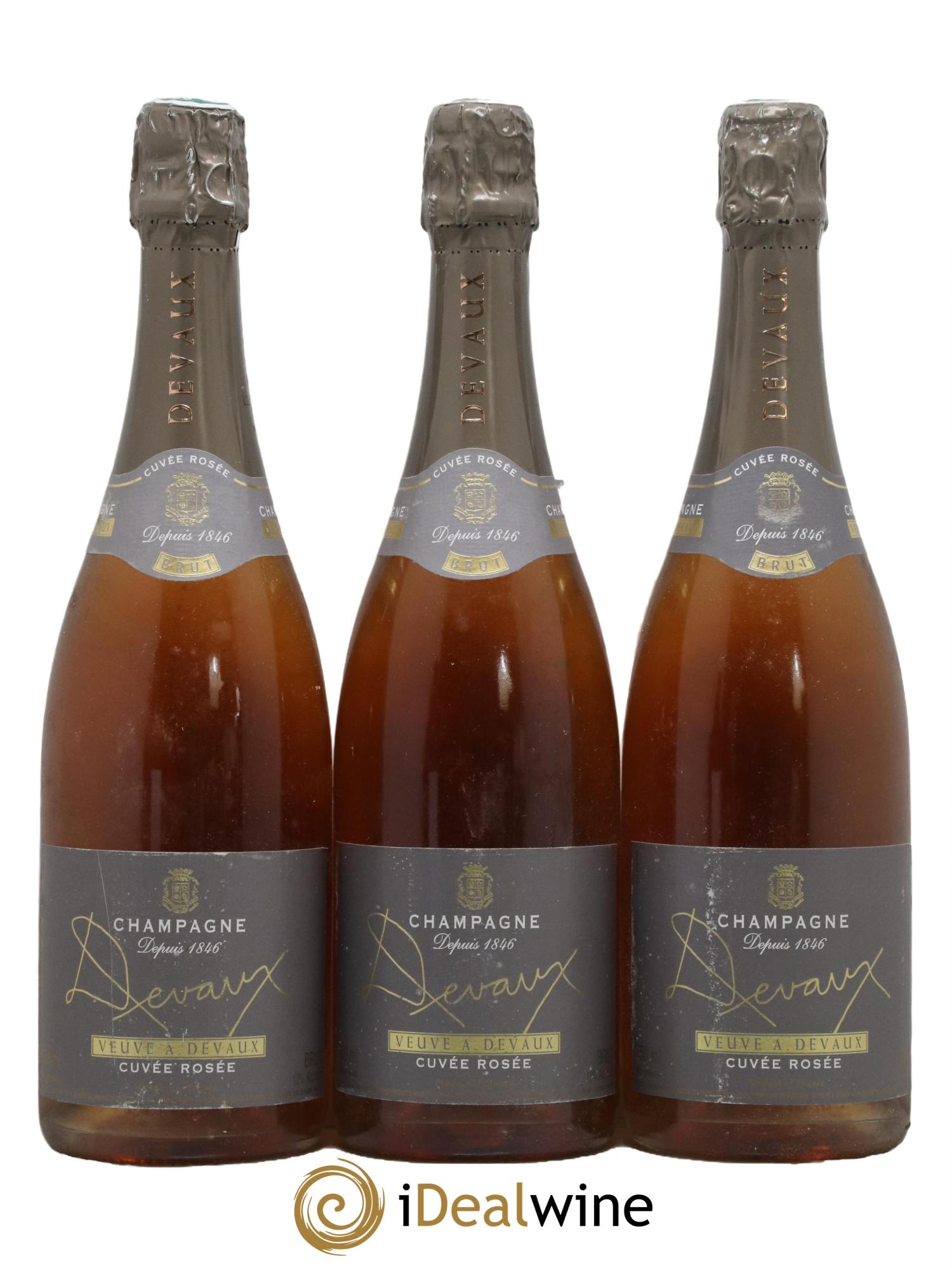 Champagne - Veuve A.Devaux - Lot de 3 bouteilles - 0