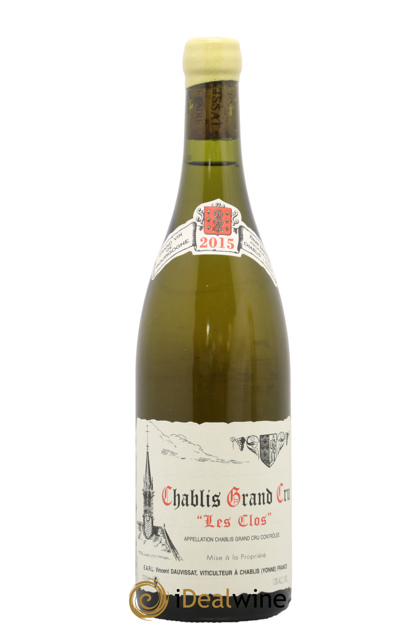 Chablis Grand Cru Les Clos Vincent Dauvissat (Domaine) 2015 - Lot of 1 bottle - 0