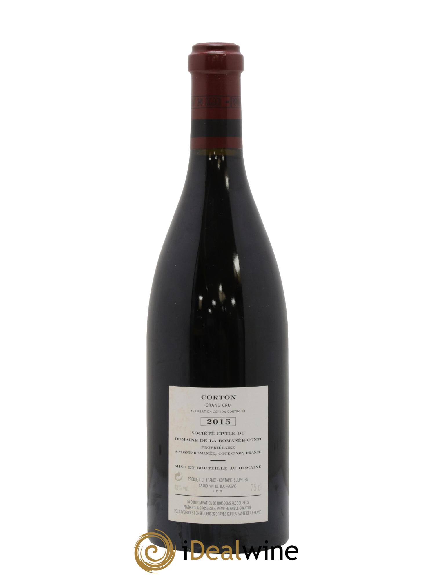 Corton Grand Cru Domaine de la Romanée-Conti 2015 - Lot of 1 bottle - 1