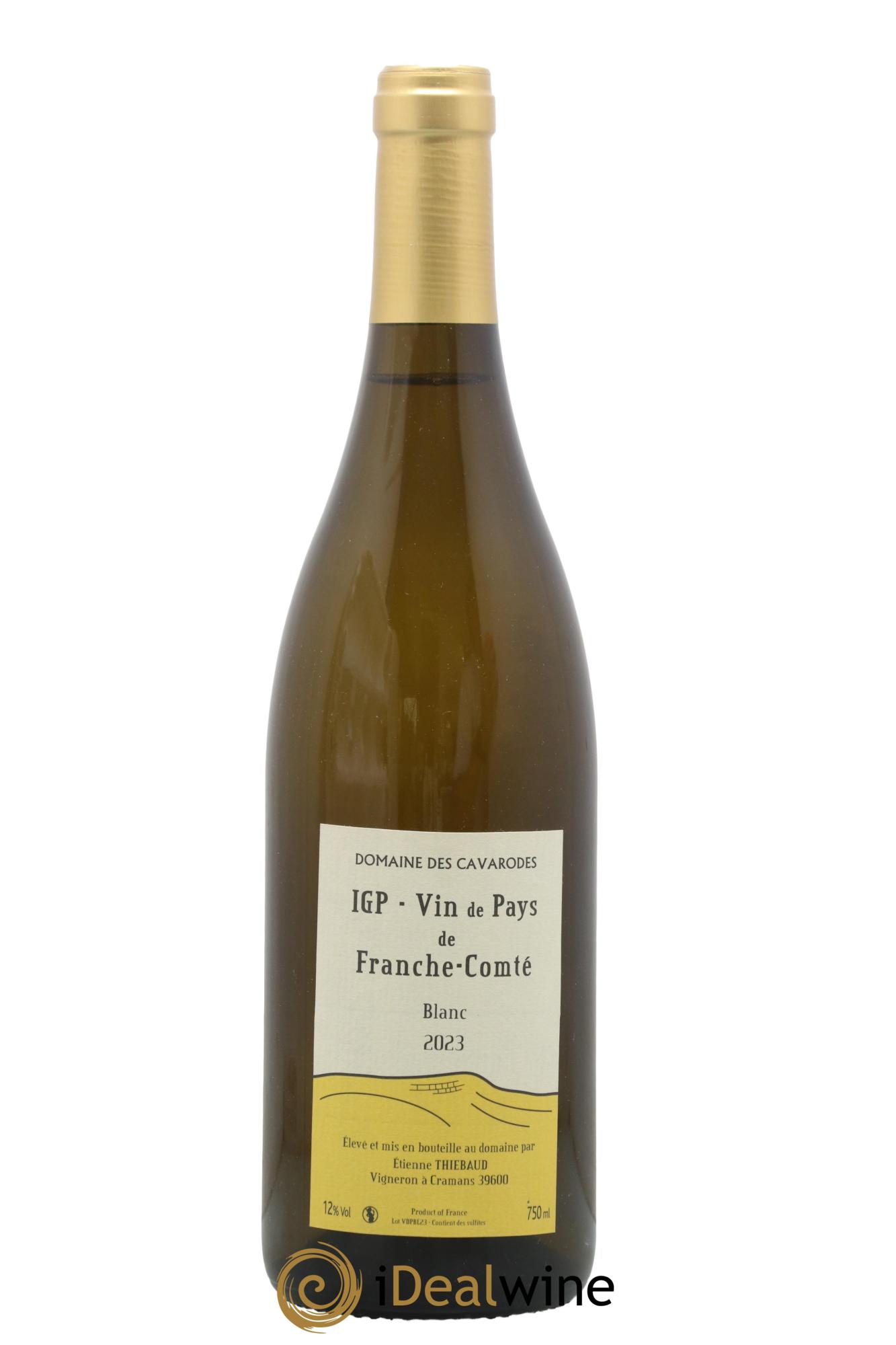 Franche-Comté Cavarodes (Domaine des) - Etienne Thiébaud 2023 - Lot de 1 bouteille - 0
