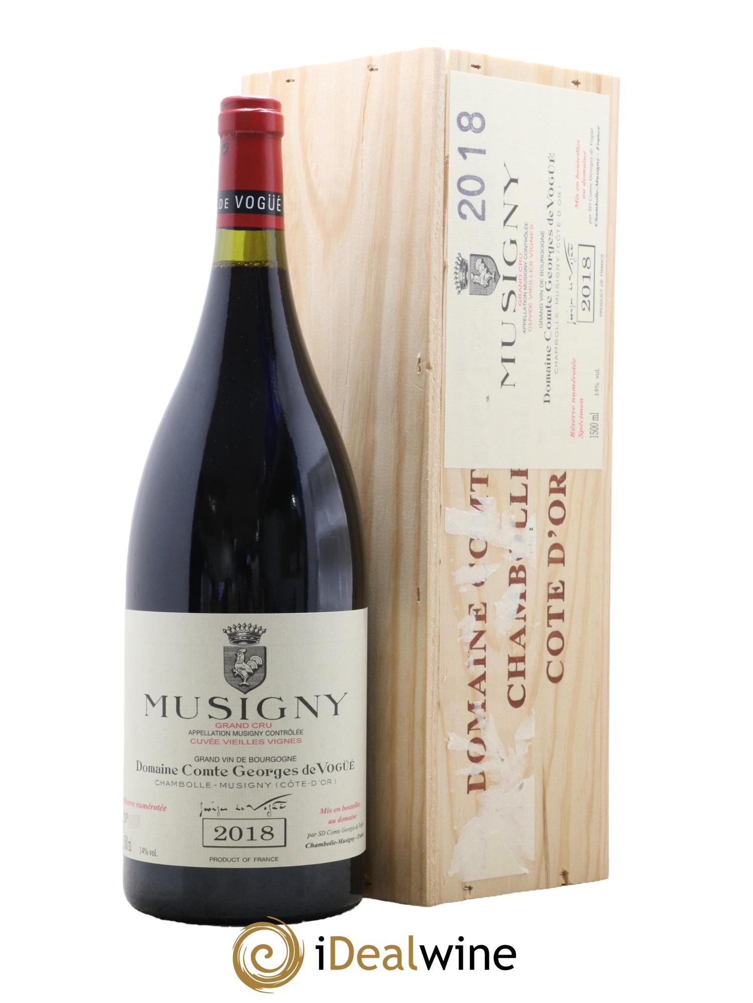 Musigny Grand Cru Cuvée Vieilles Vignes Comte Georges de Vogüé 2018 - Lot de 1 magnum - 0