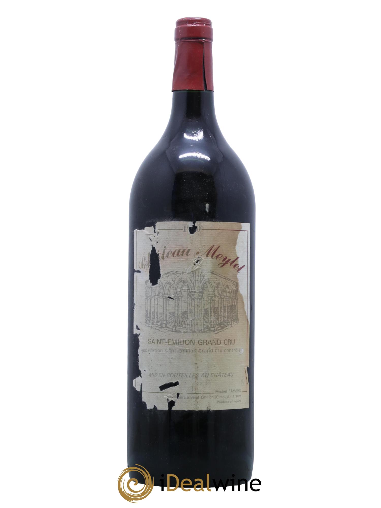 Saint-Émilion Grand Cru Chateau Meylet 1990 - Lot de 1 magnum - 0