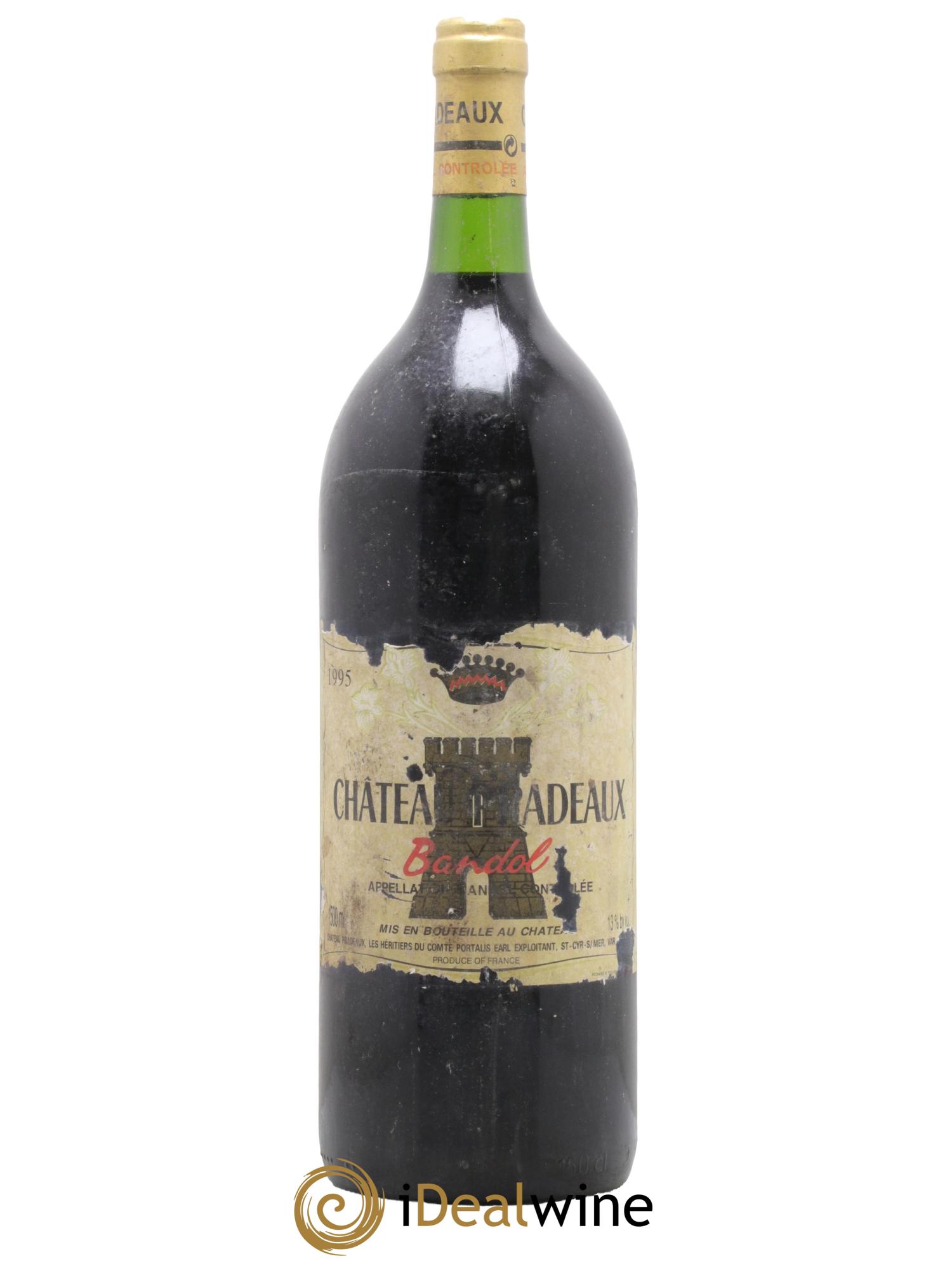 Bandol Château Pradeaux Famille Portalis 1995 - Lot de 1 magnum - 0
