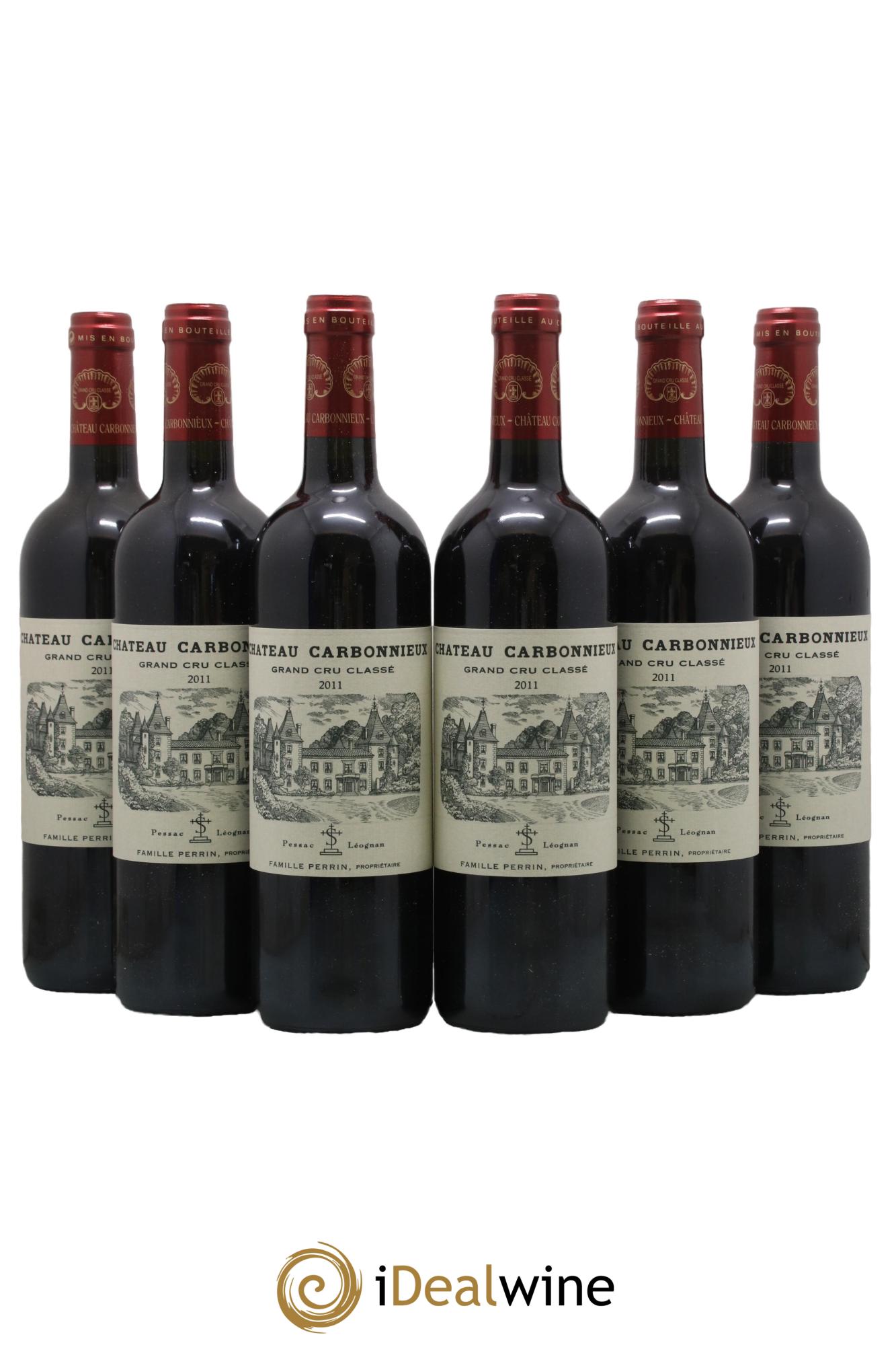 Château Carbonnieux Cru Classé de Graves 2011 - Lot de 6 bouteilles - 0