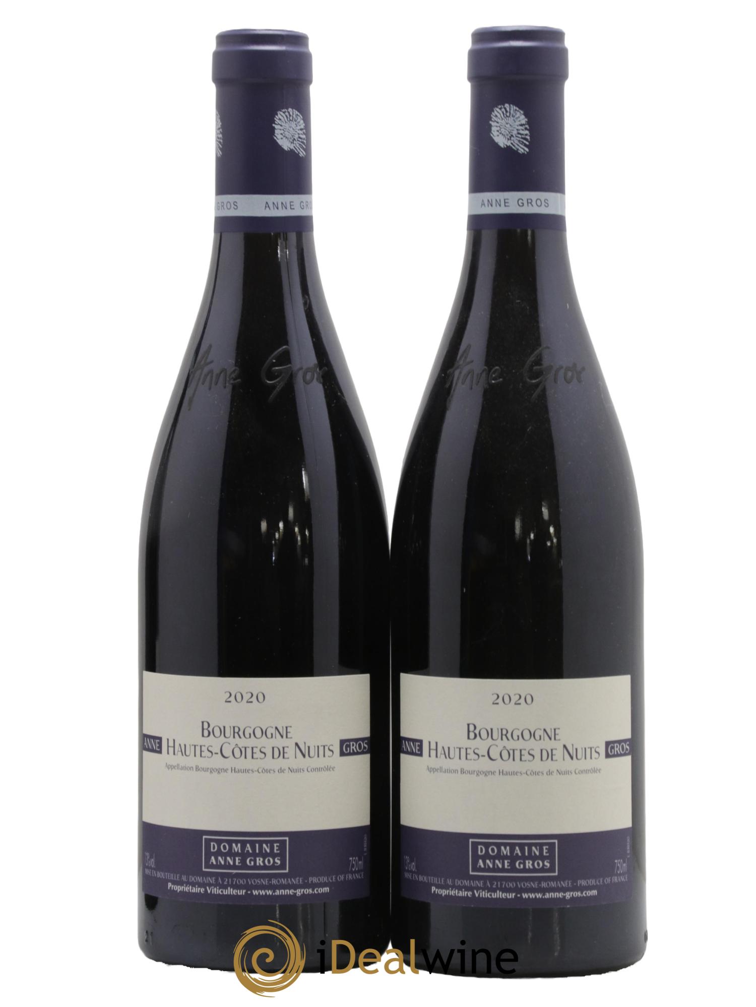 Hautes-Côtes de Nuits Anne Gros 2020 - Lot of 2 bottles - 0