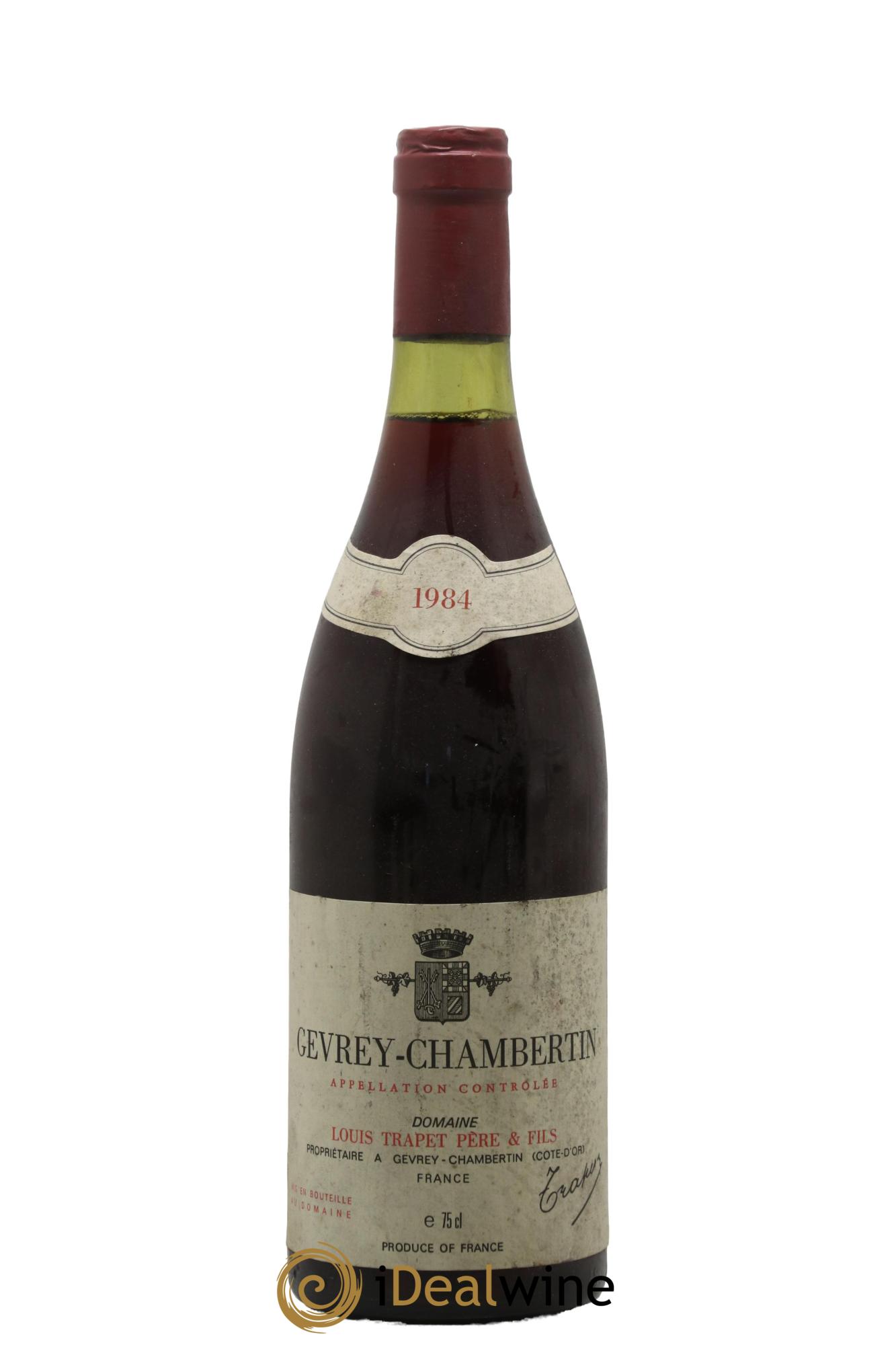 Gevrey-Chambertin Domaine Trapet Louis Trapet Père & Fils 1984 - Lot de 1 bouteille - 0