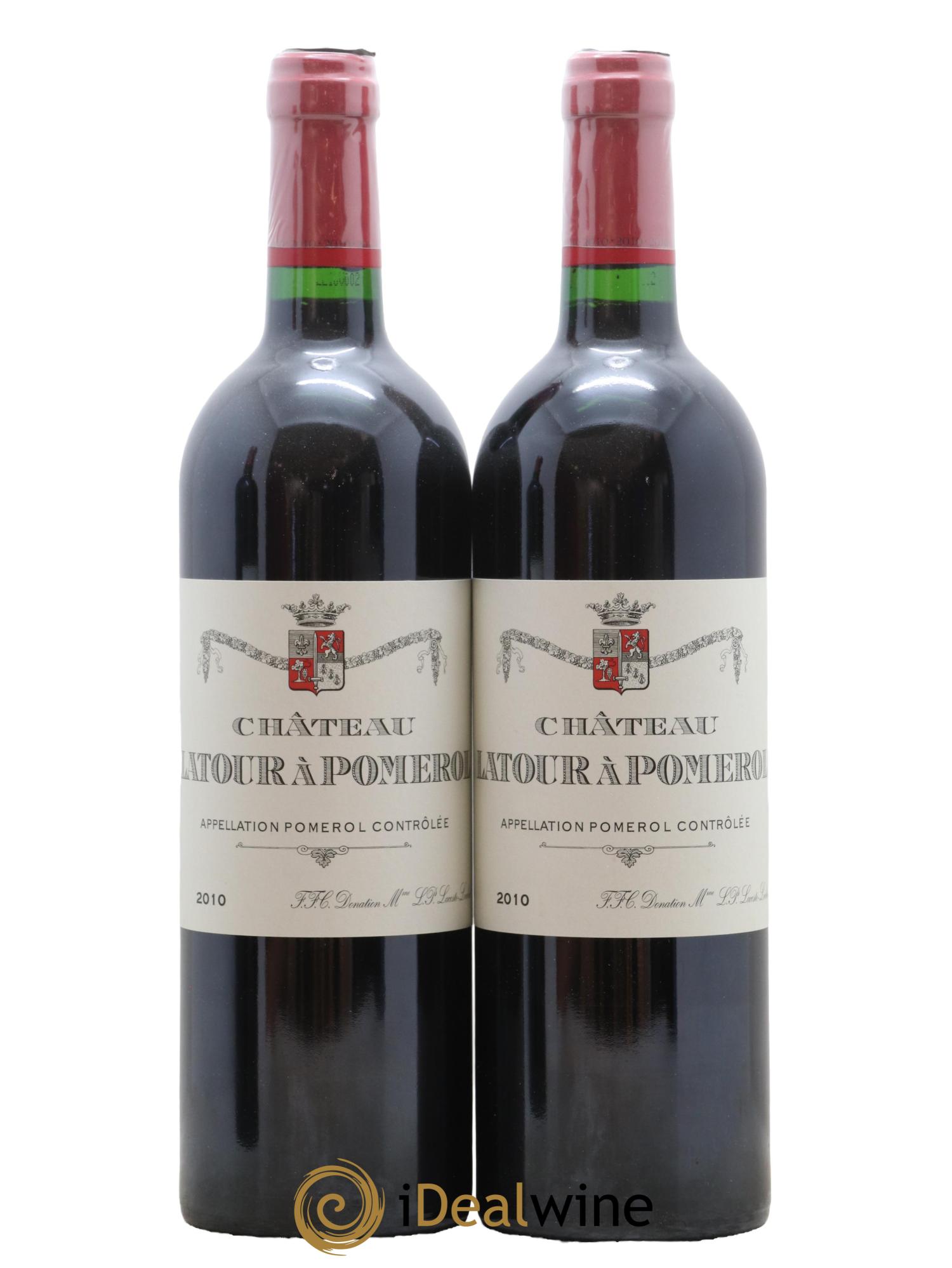 Château Latour à Pomerol 2010 - Lot de 2 bouteilles - 0