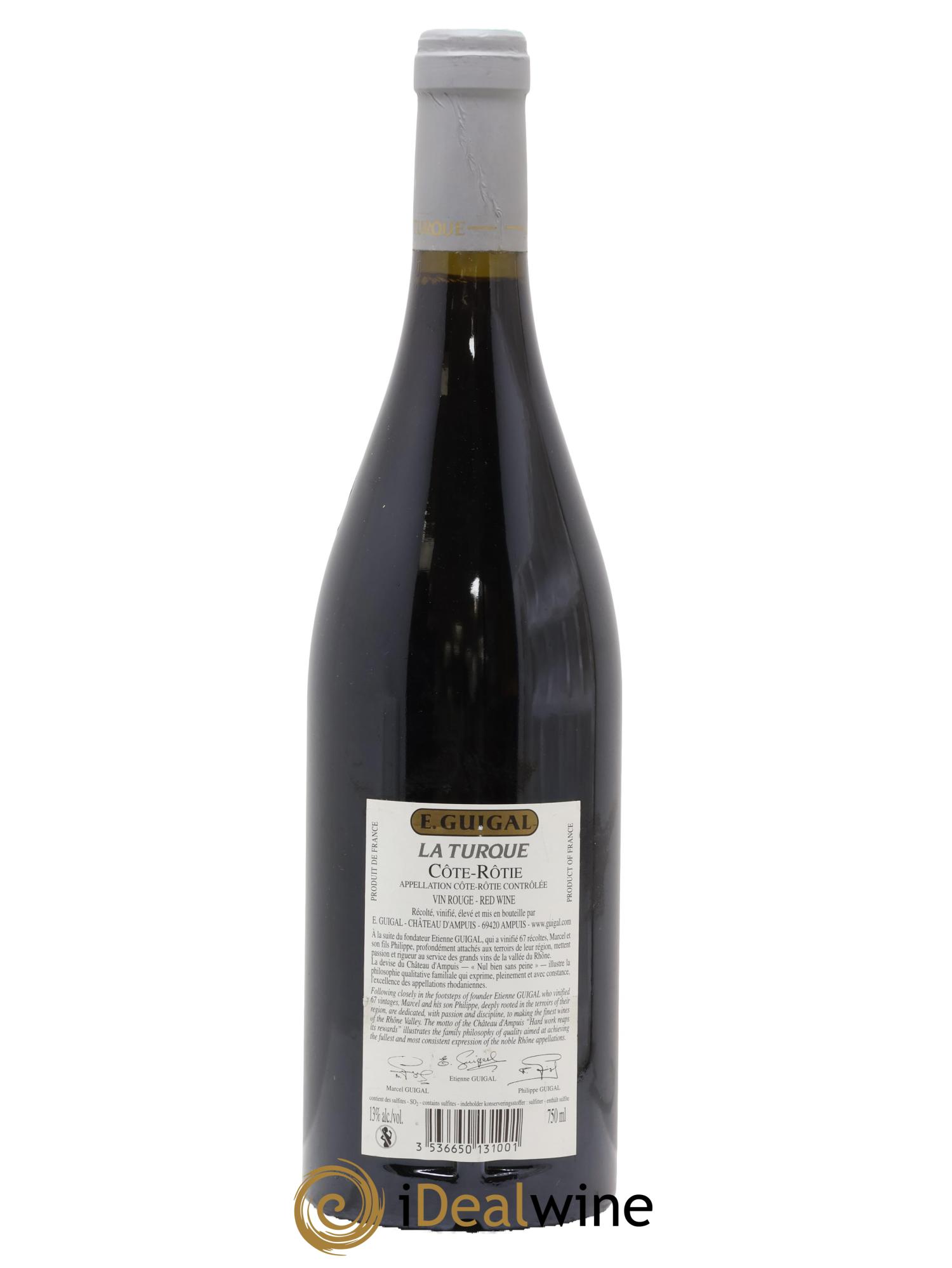 Côte-Rôtie La Turque Guigal 2004 - Lot of 1 bottle - 1