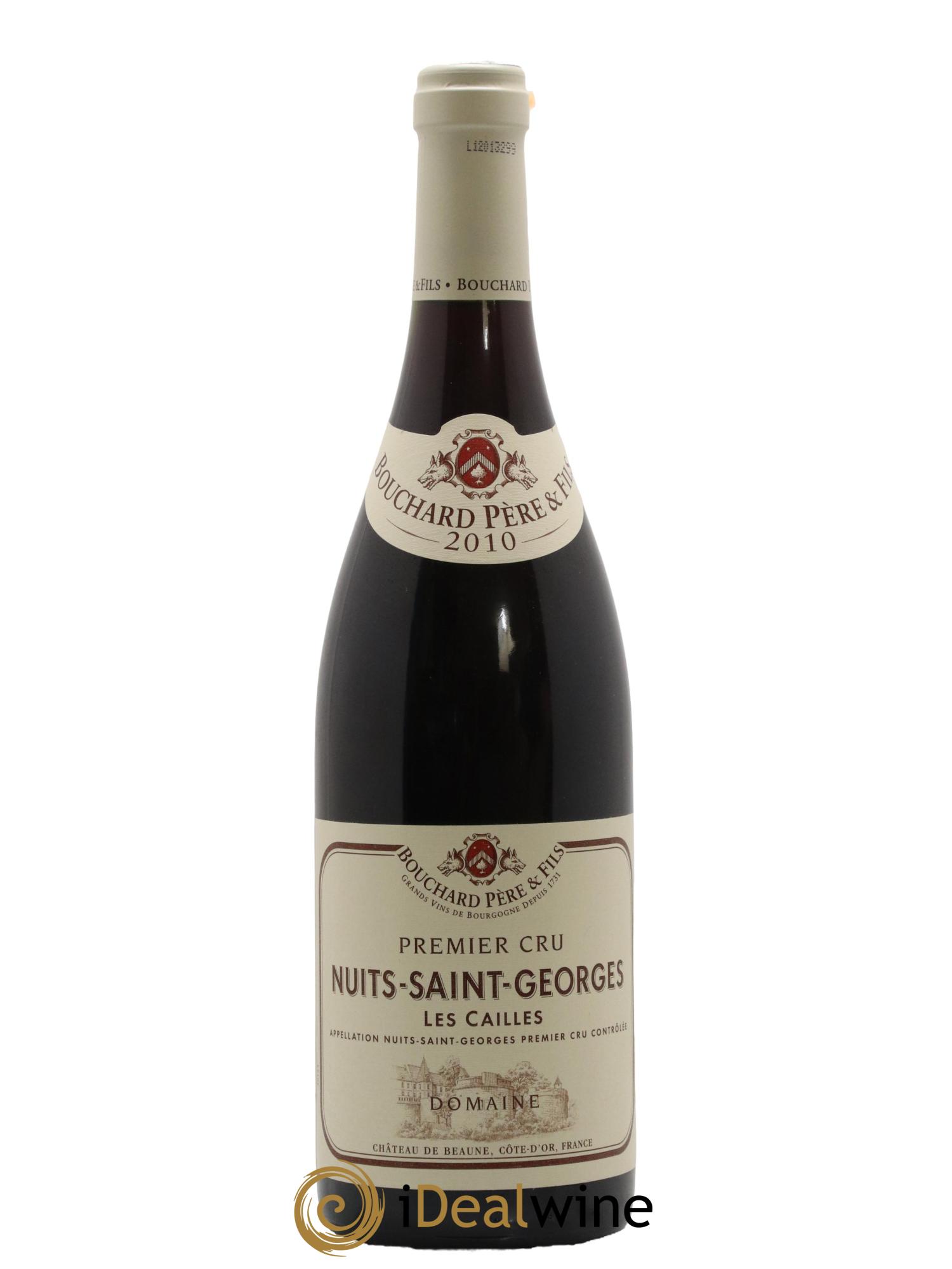 Nuits-Saint-Georges 1er Cru Les Cailles Bouchard Père & Fils 2010 - Lot de 1 bouteille - 0