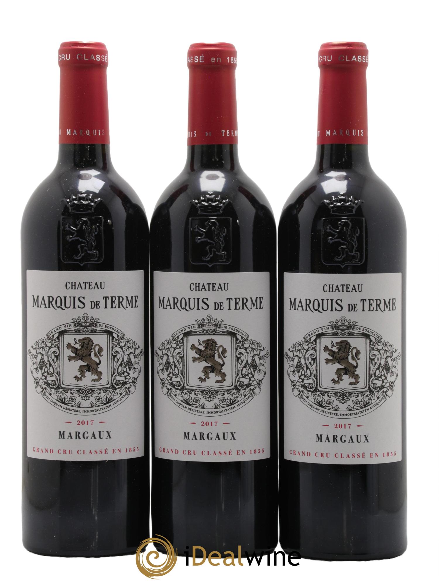 Château Marquis de Terme 4ème Grand Cru Classé 2017 - Lot de 6 bouteilles - 1