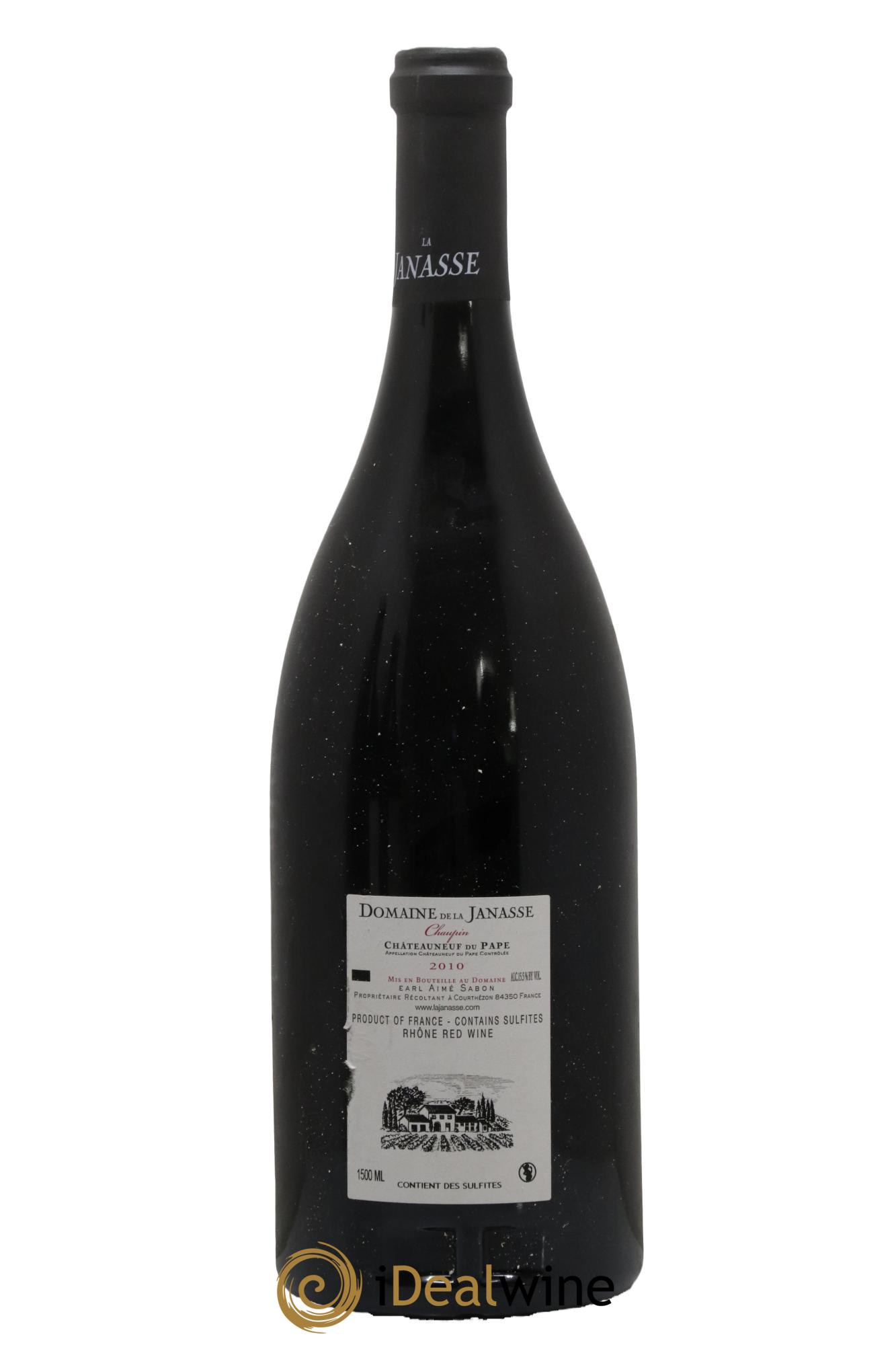 Châteauneuf-du-Pape Cuvée Chaupin La Janasse (Domaine de) 2010 - Lot of 1 magnum - 1