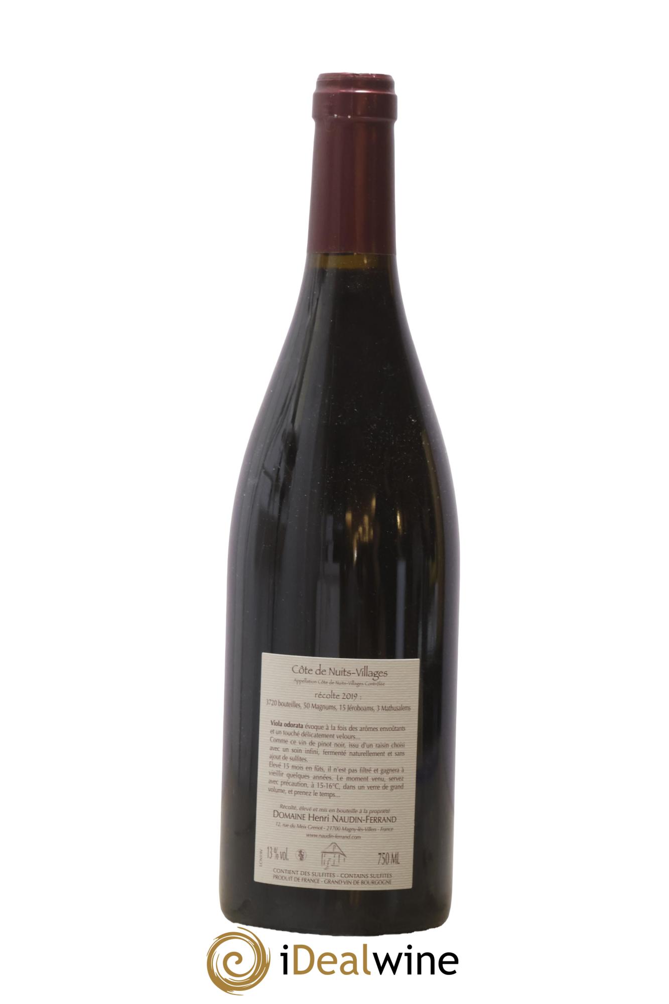 Côte de Nuits-Villages Viola Odorata Naudin-Ferrand (Domaine) 2019 - Lotto di 1 bottiglia - 1