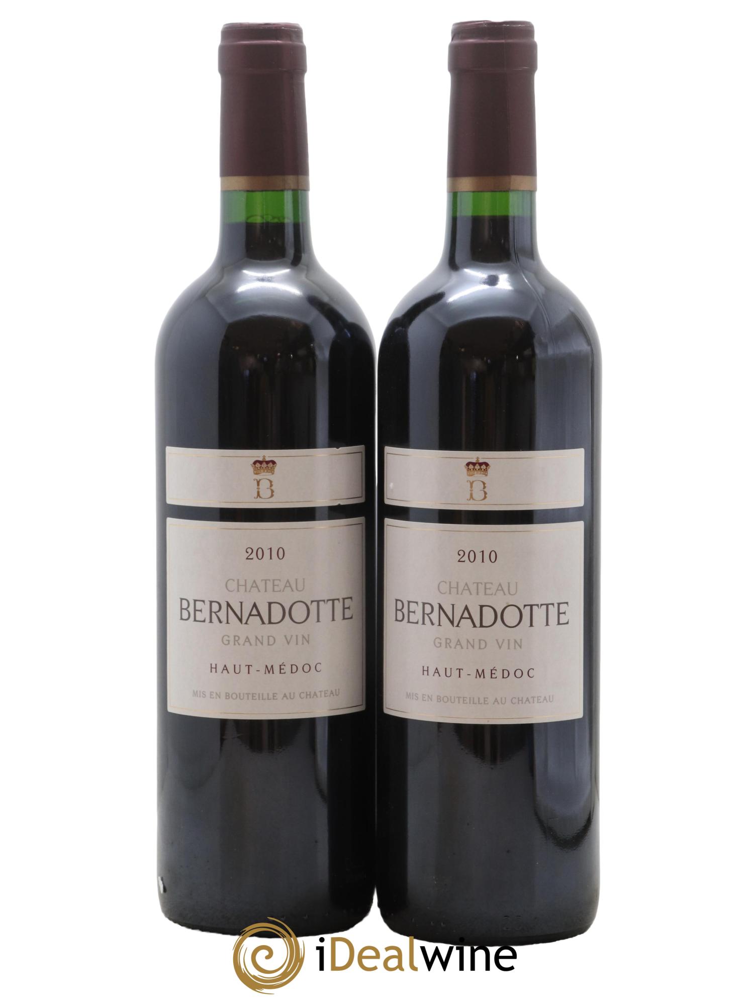 Château Bernadotte 2010 - Posten von 2 Flaschen - 0